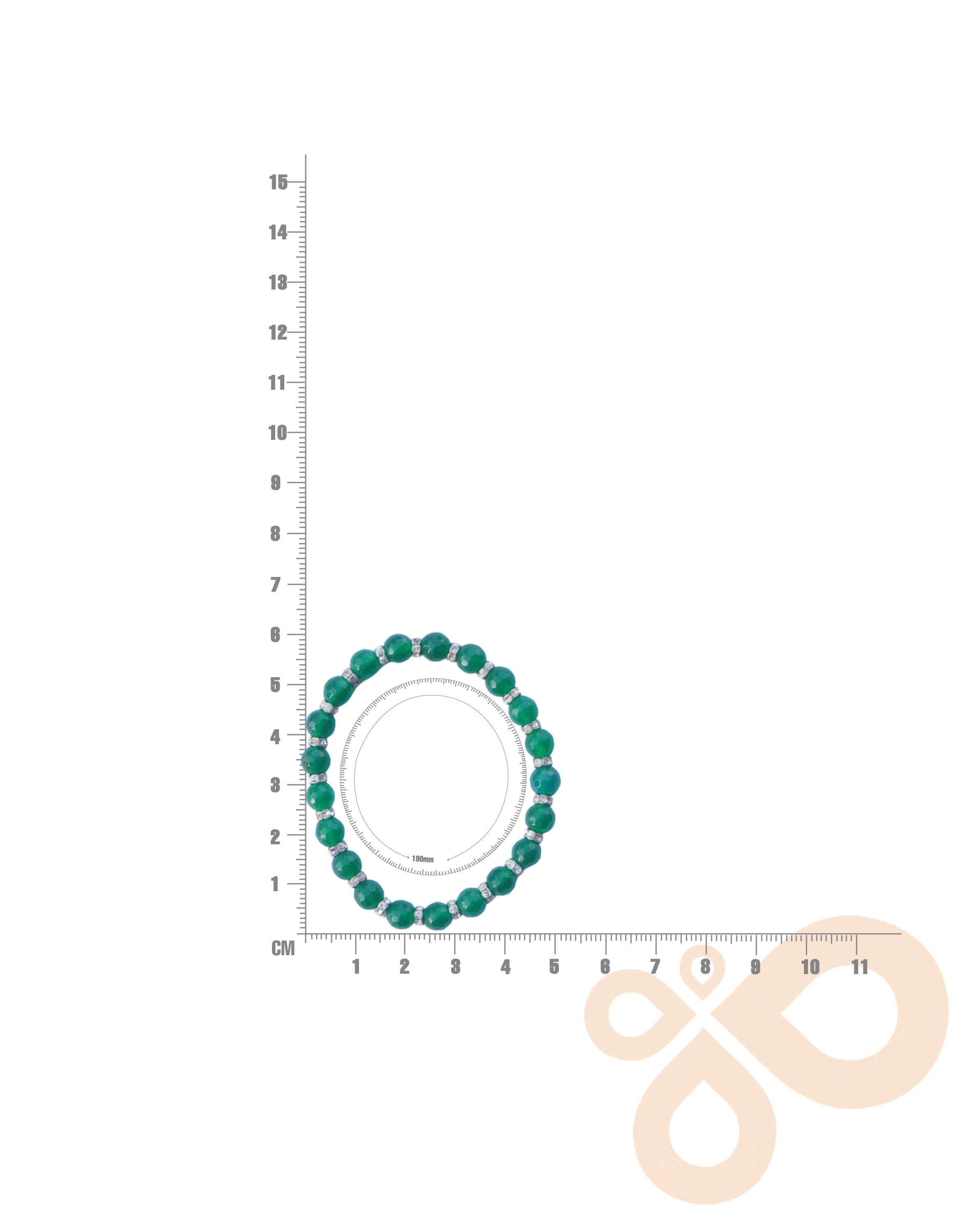 Lightweight 18K Gold Everyday Bracelet with Natural Stones