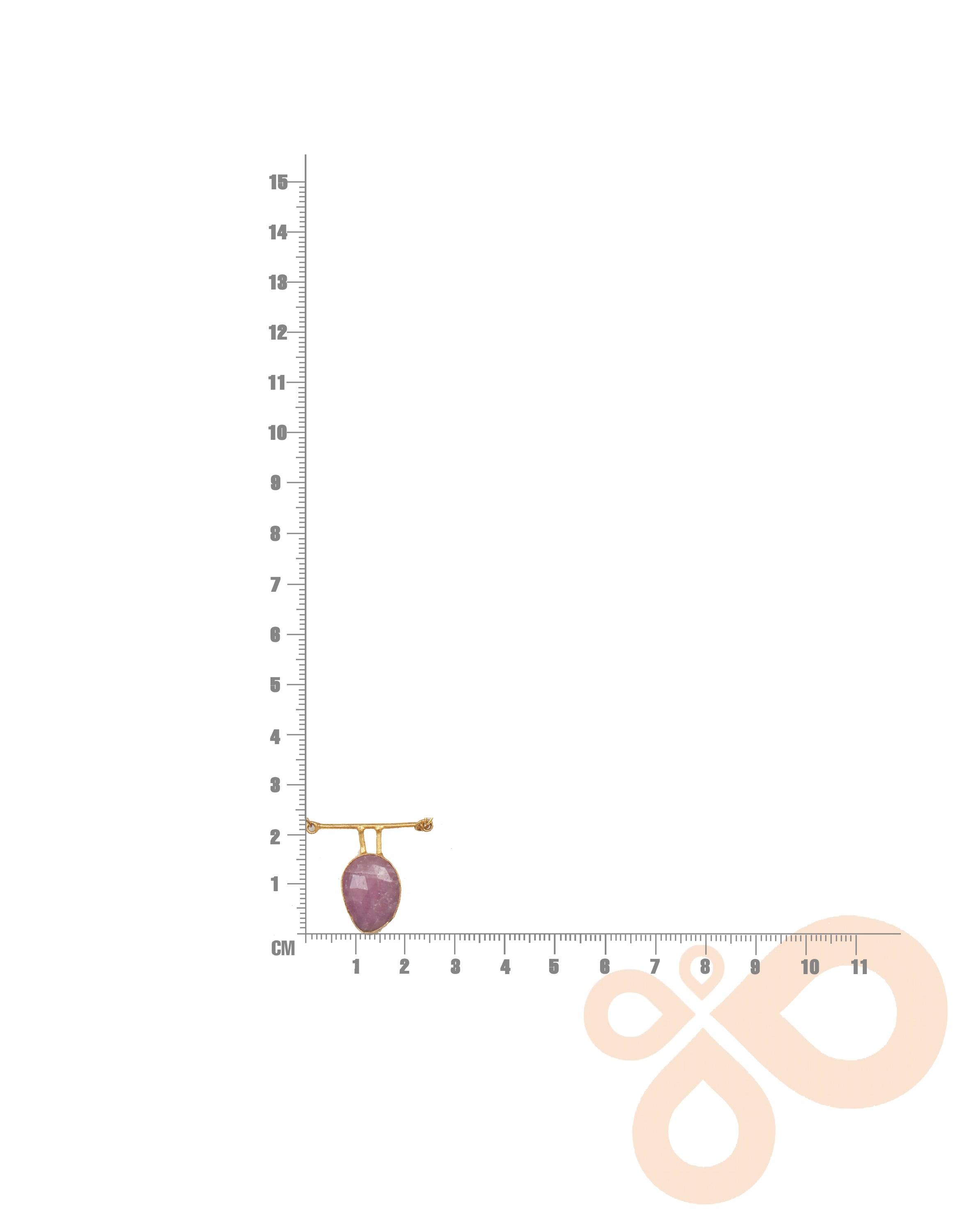 Fine One Necklace: Handmade Ruby Pendant