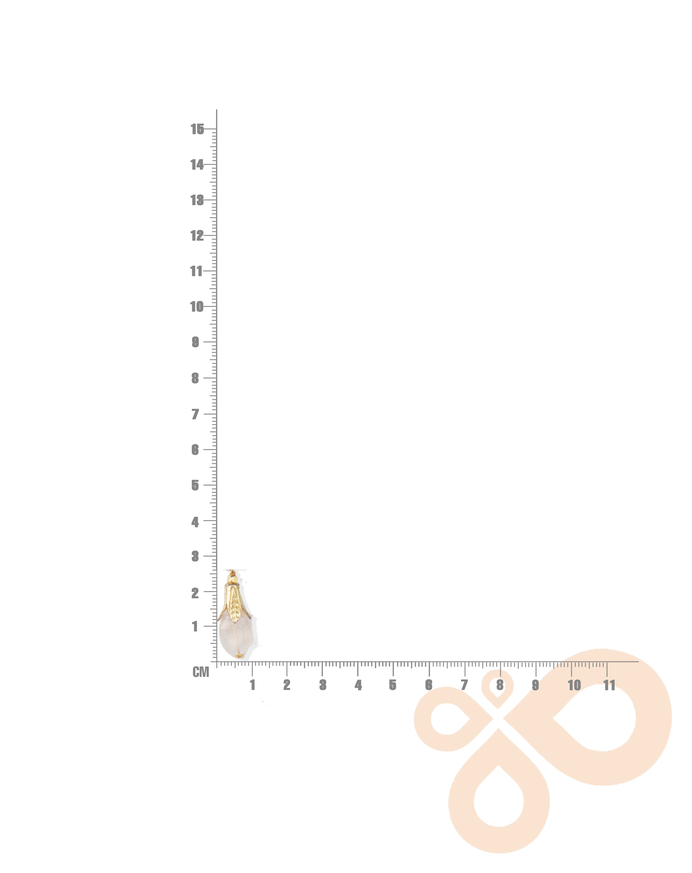 Fine One Necklace: Light Rose Quartz Pendant