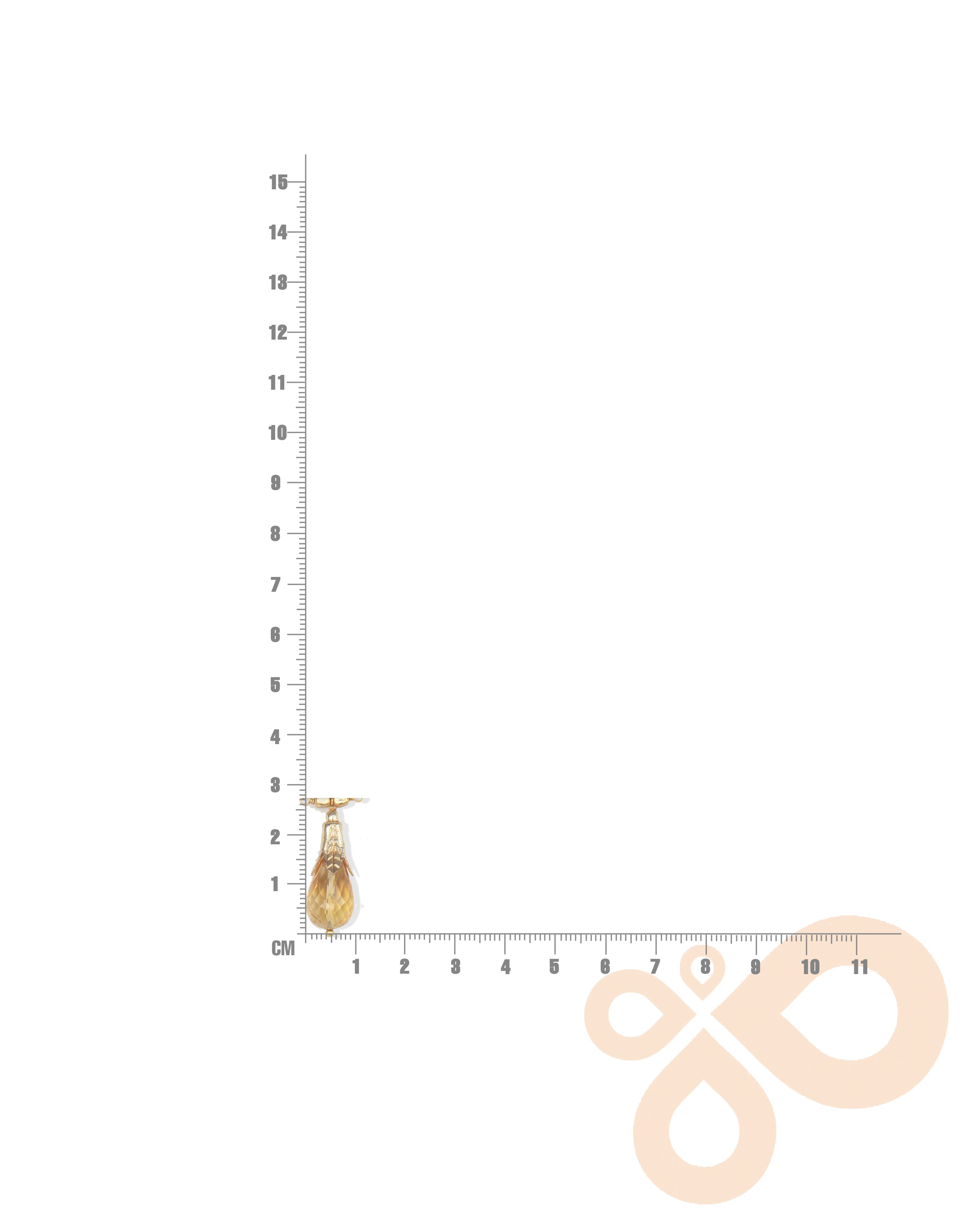 Fine One Necklace: Citrine and Freshwater Pearls