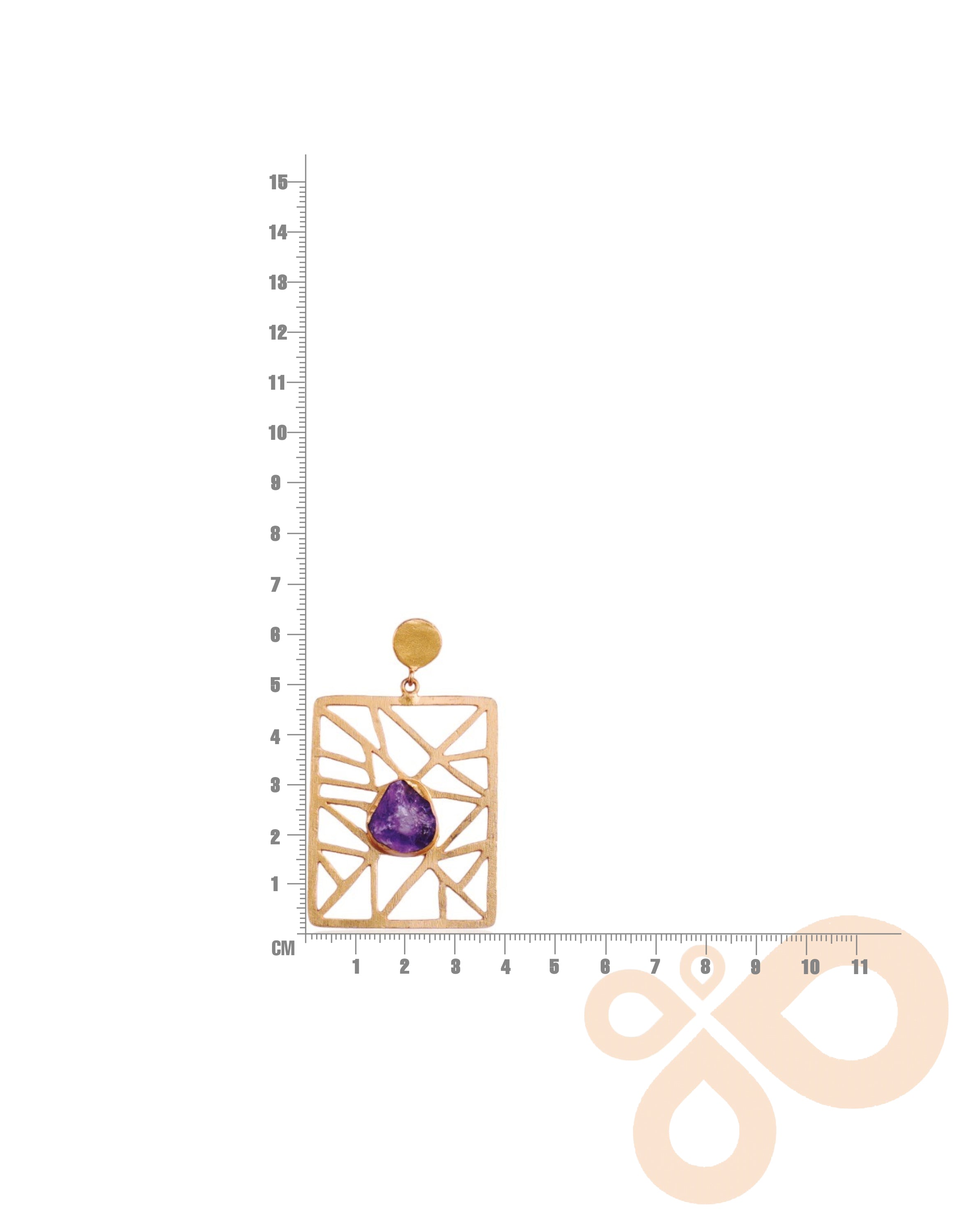 Handcrafted NOOR Earrings – 66mm Height with a Beautiful 18K Gold-Plated Finish for Cultural Wear