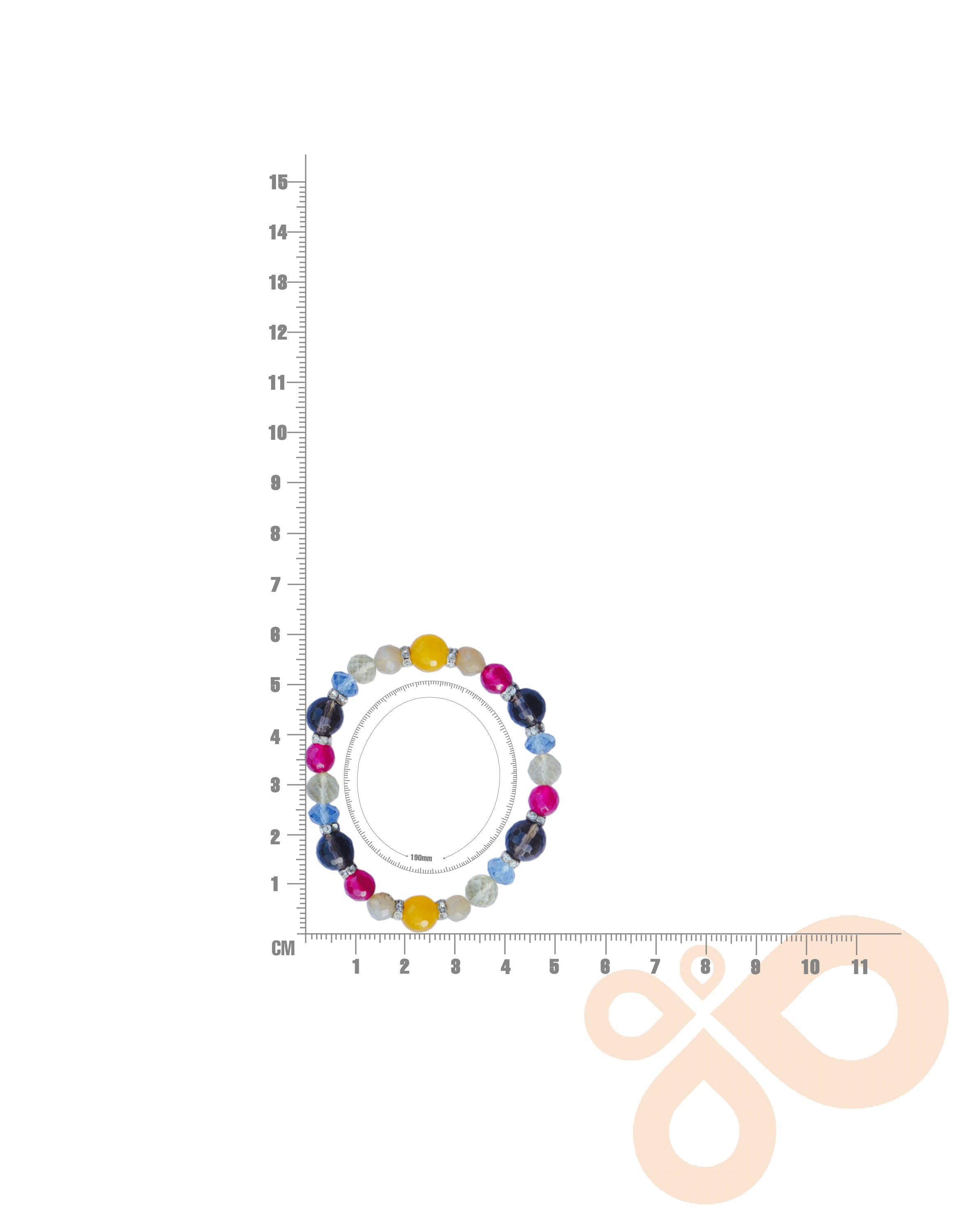 Handcrafted 18K Gold Plated Bracelet with Natural Stones - Lightweight & Sustainable