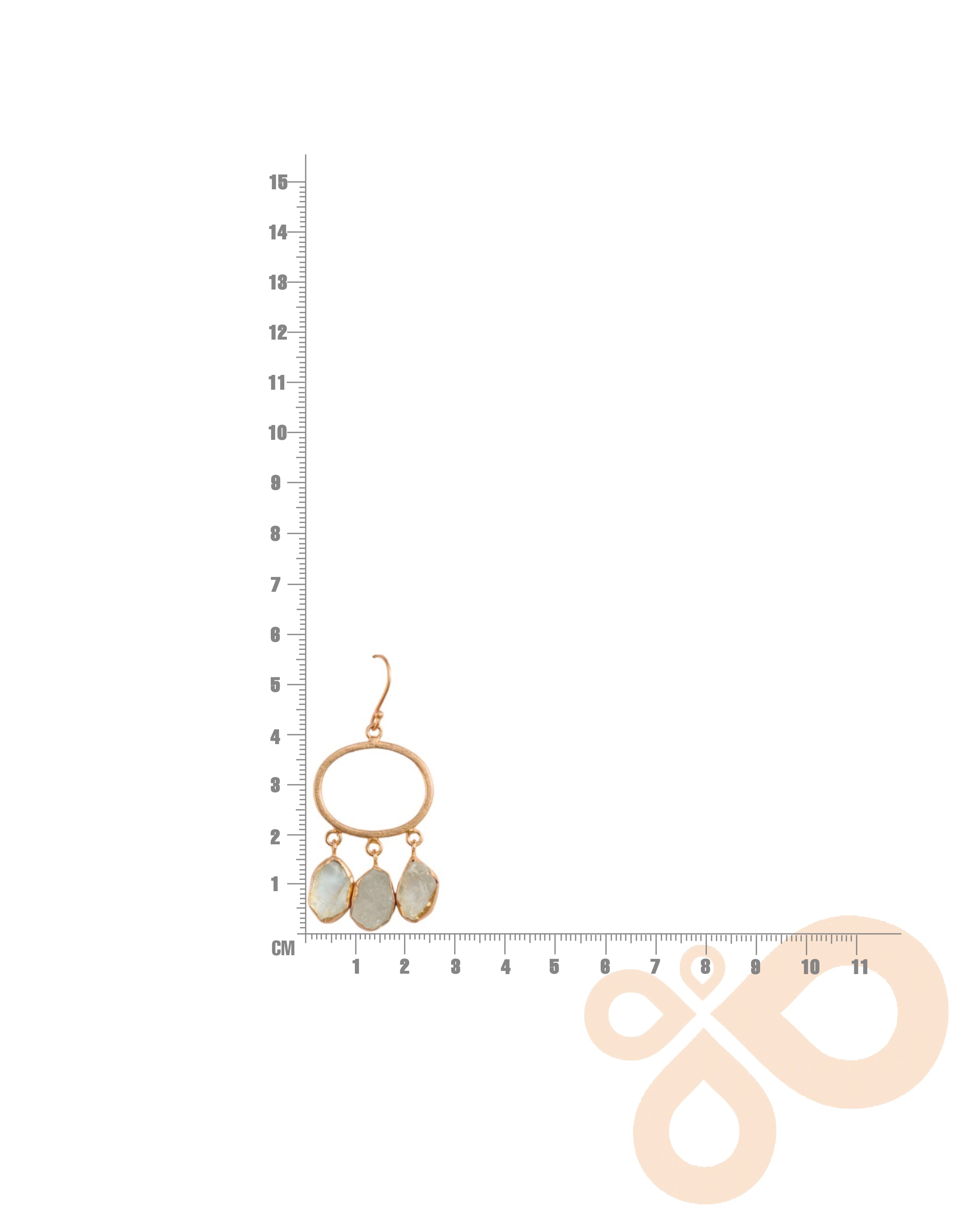 Handmade NOOR Earrings – 57mm Long, Featuring an 18K Gold-Plated Finish for Indian Style