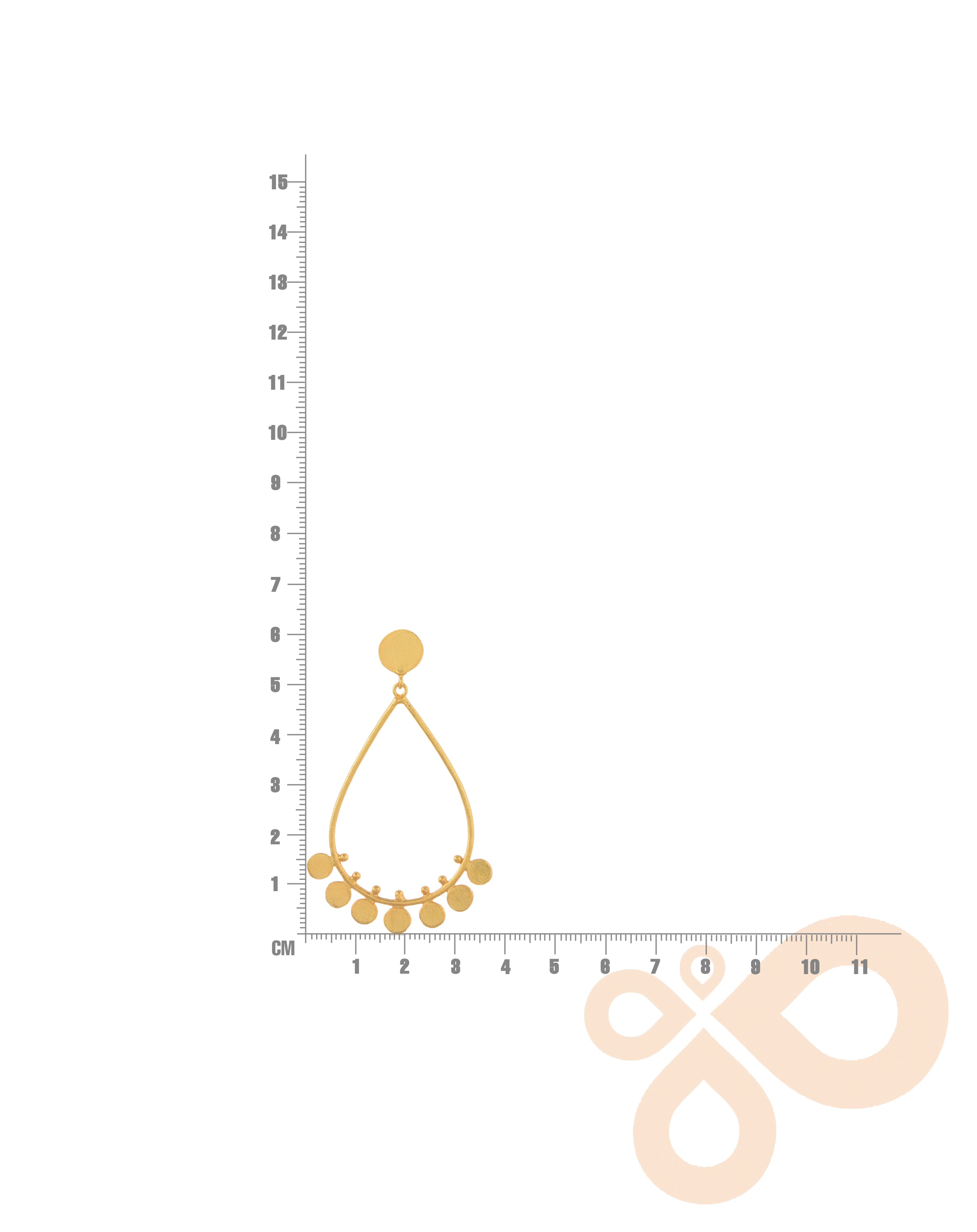 Maiden Earrings – 61mm Handmade Design with a 22K Gold-Plated Finish