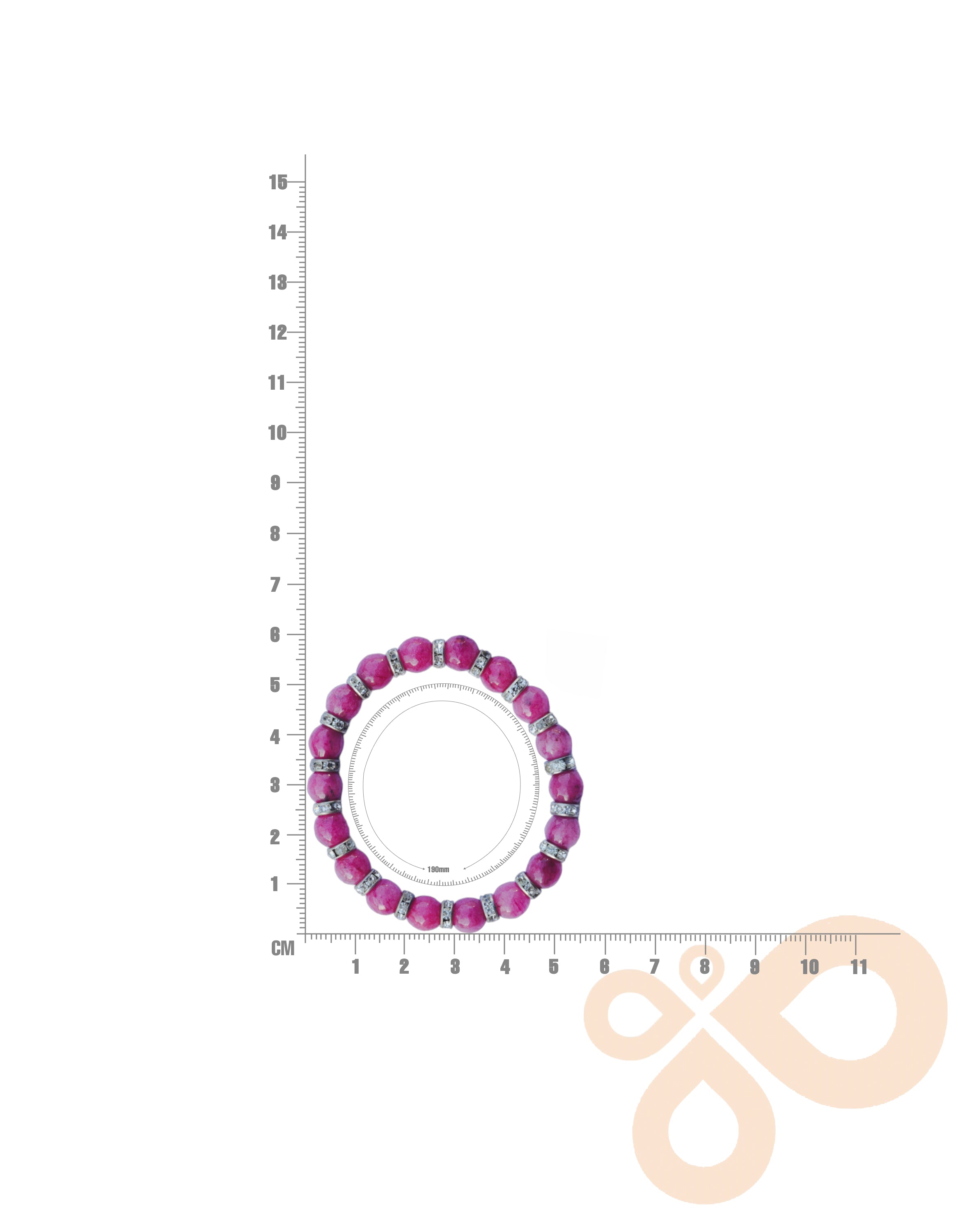 Handmade 18K Gold Plated Brass Bracelet with Natural Stones