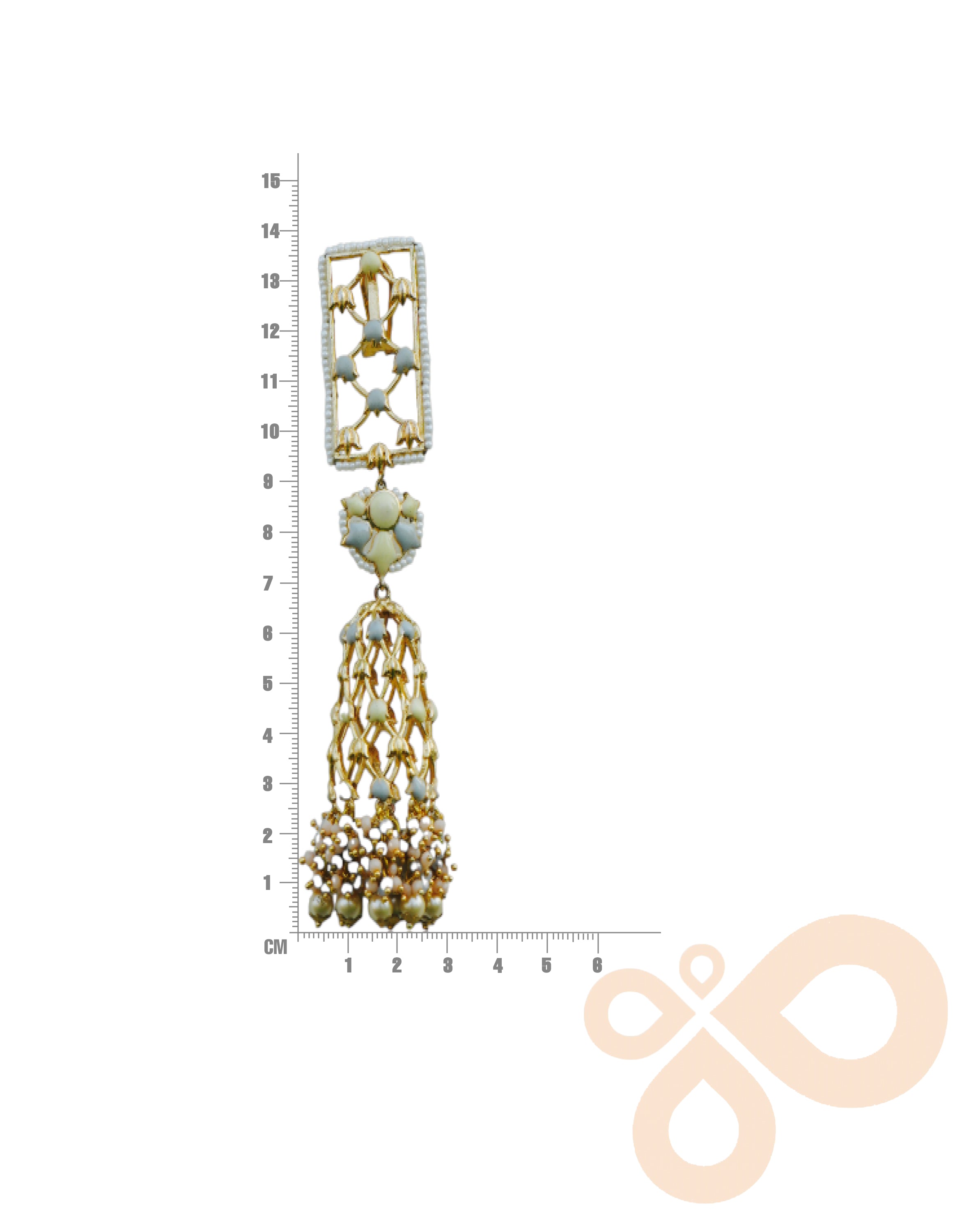 Jannat Earrings - 22K Gold-Plated Finish For Festive Look