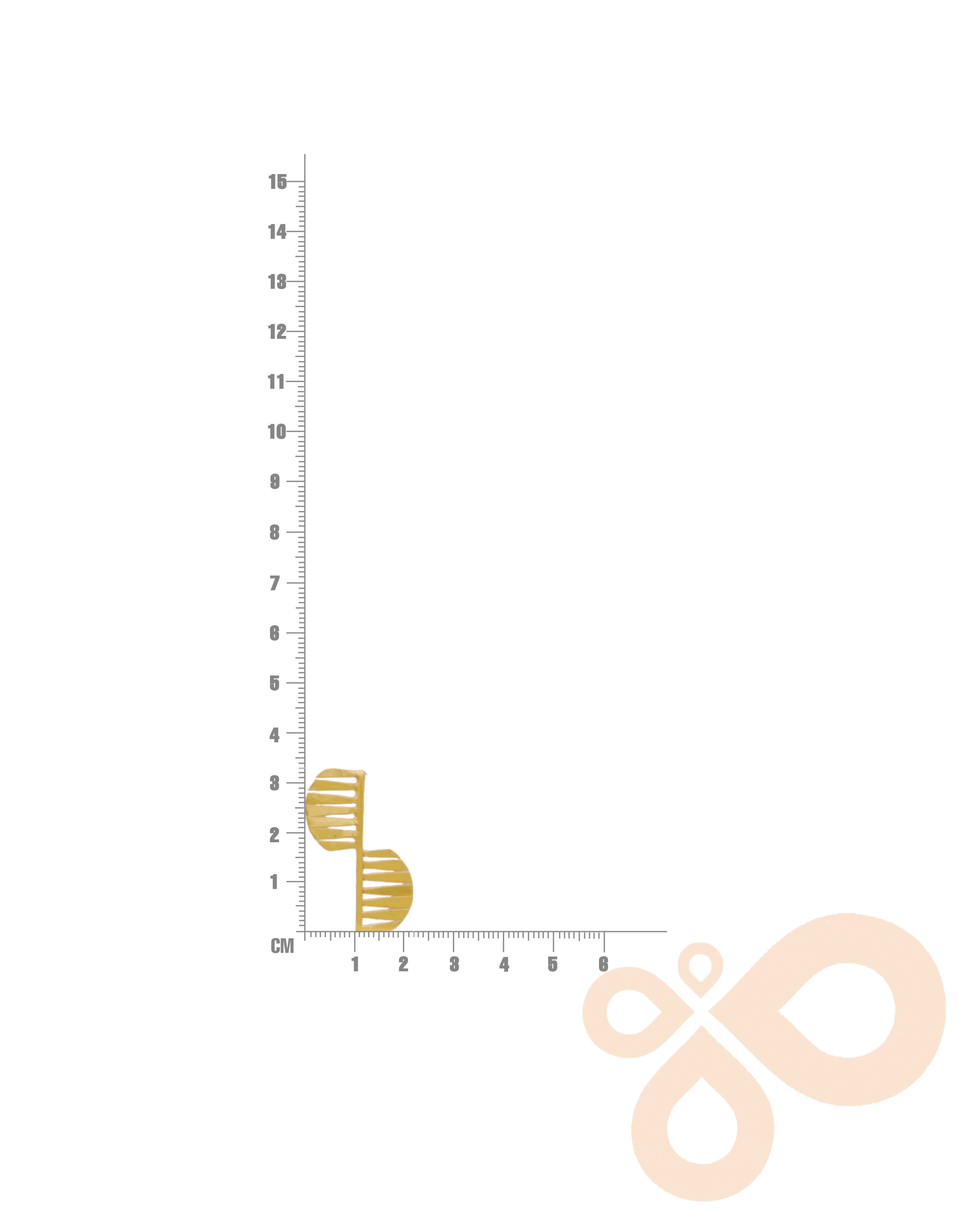 Handmade Fringe Earrings with 22K Gold Plating - Height 33mm