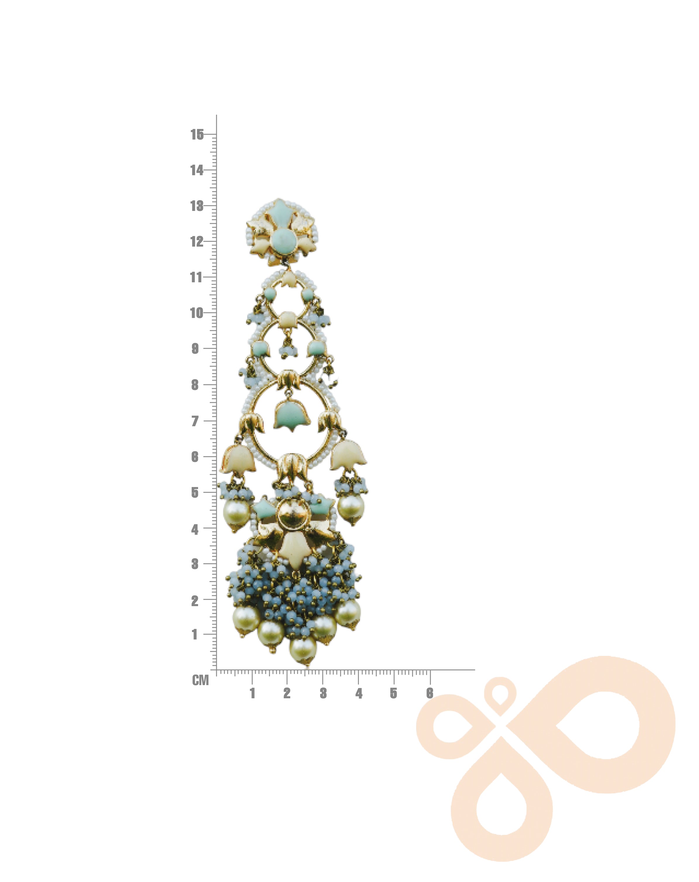 Jannat Earrings 22K Gold-Plated Finish For Festive Look