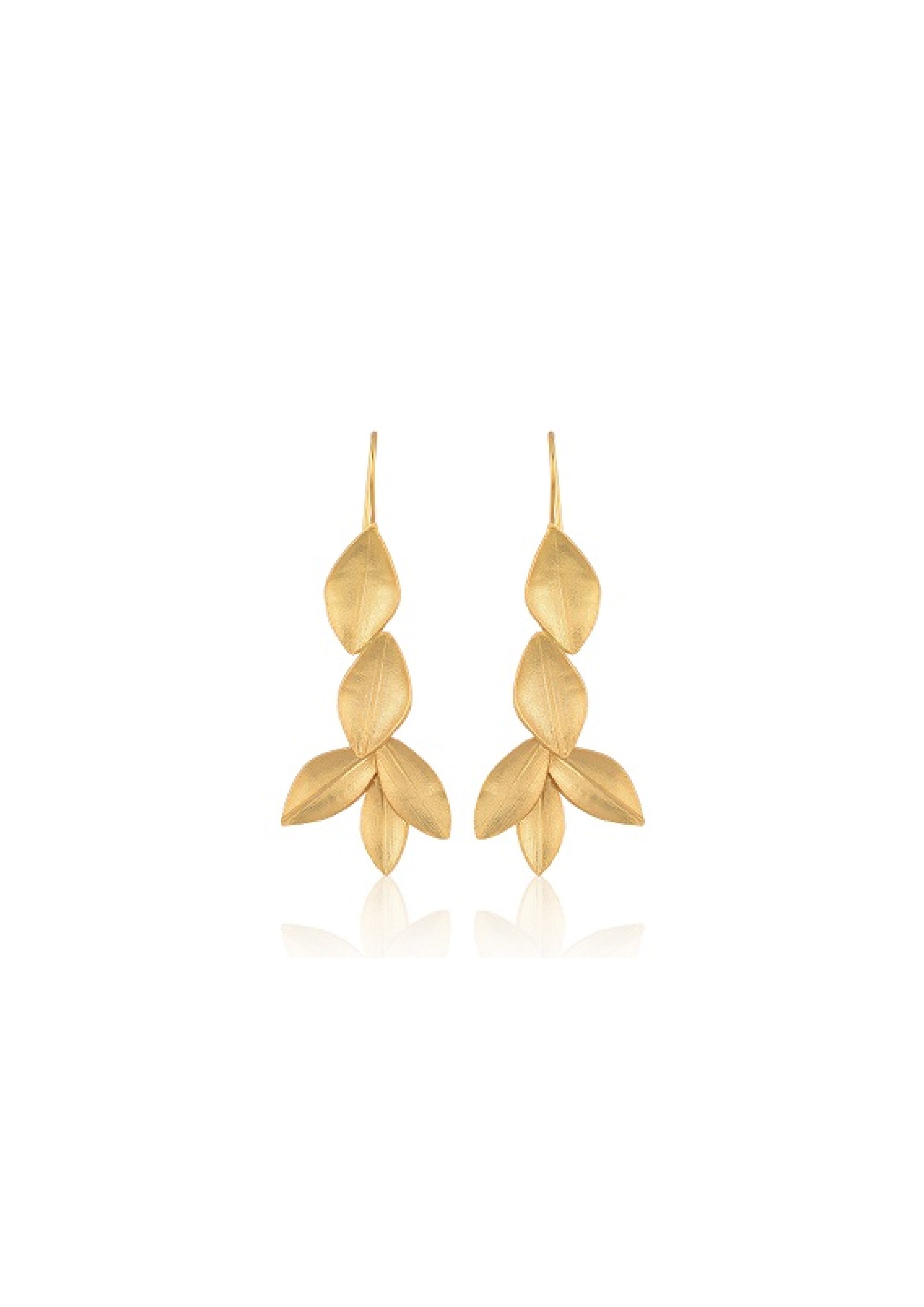 Nature Classic Earrings with 18K Gold-Plated, Handmade in India