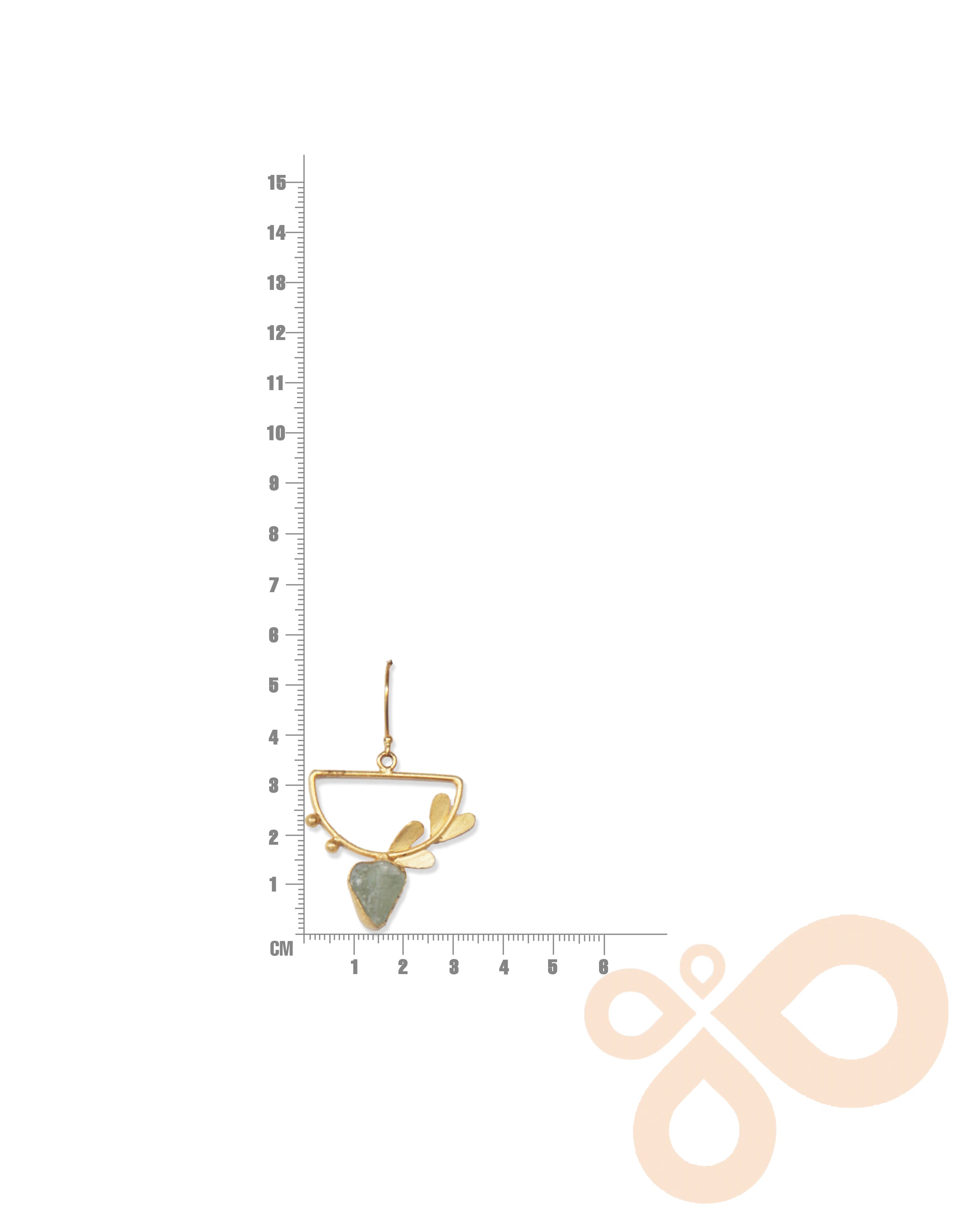 Nature Earrings – 55mm Long, Handcrafted for an Indian-Inspired Style with 18K Gold