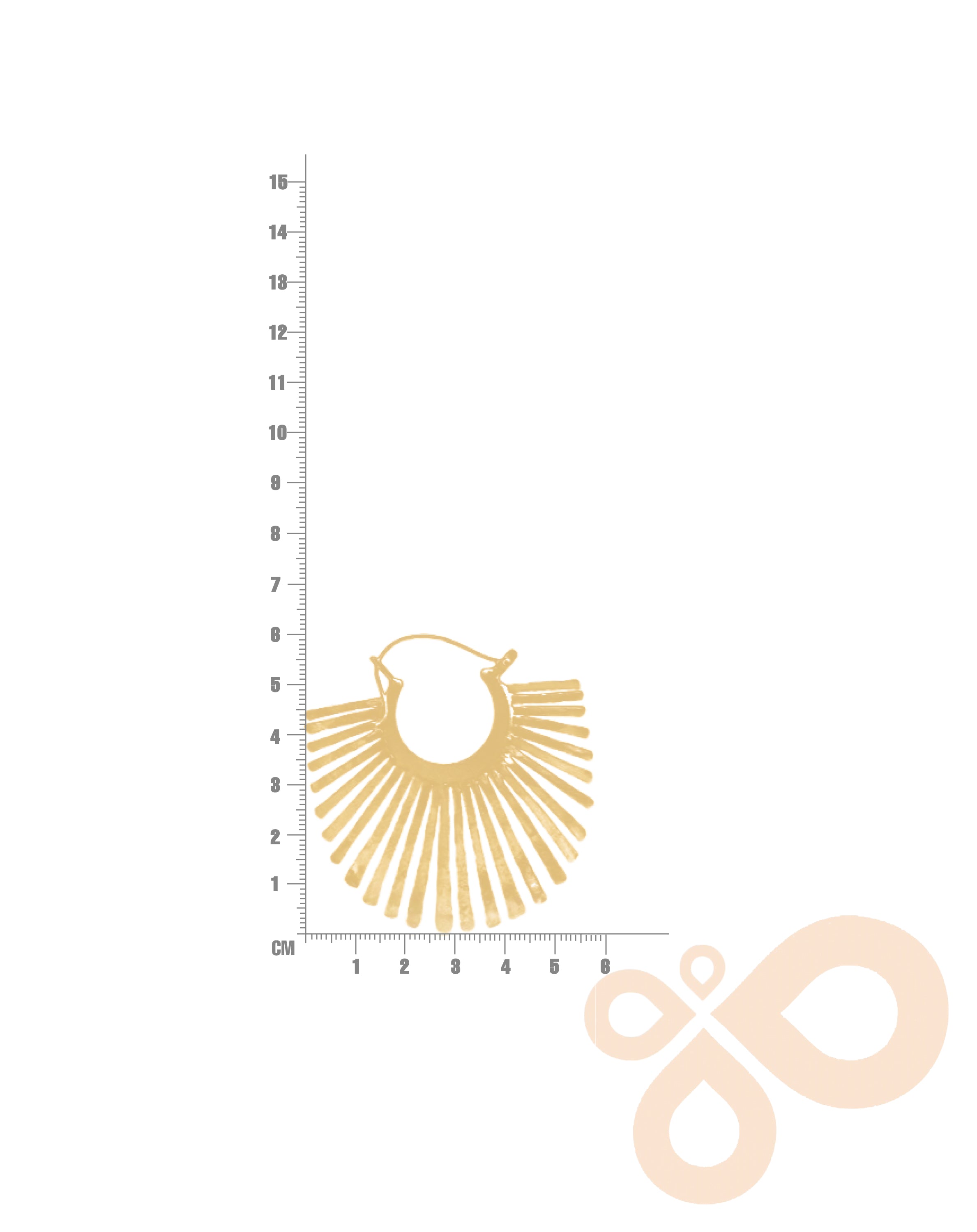 Handmade Fringe Earrings For Women with 18K Gold-Plated Finish