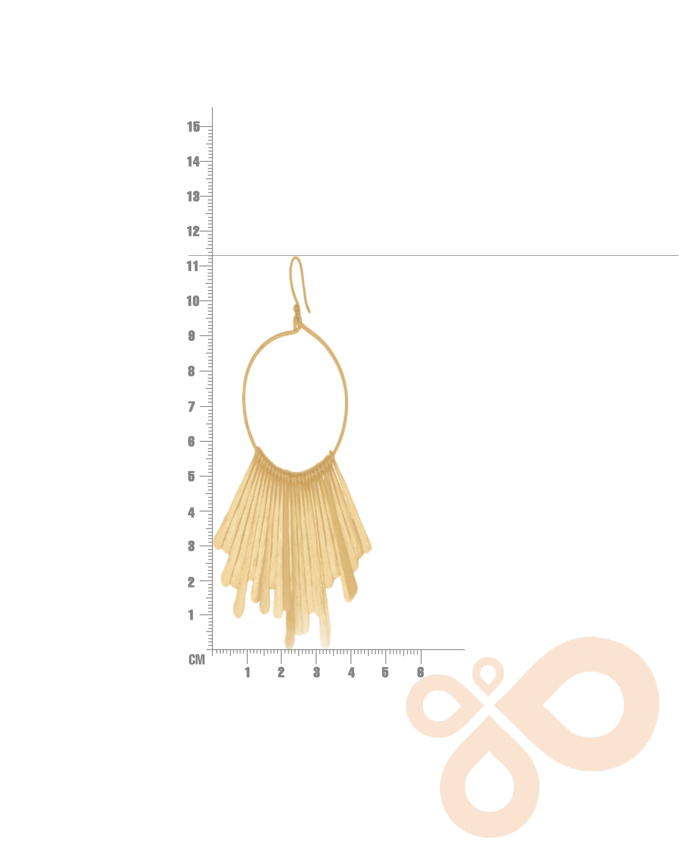 Luxury Handmade Fringe Earrings – Crafted with Beautiful 18K Gold Plating