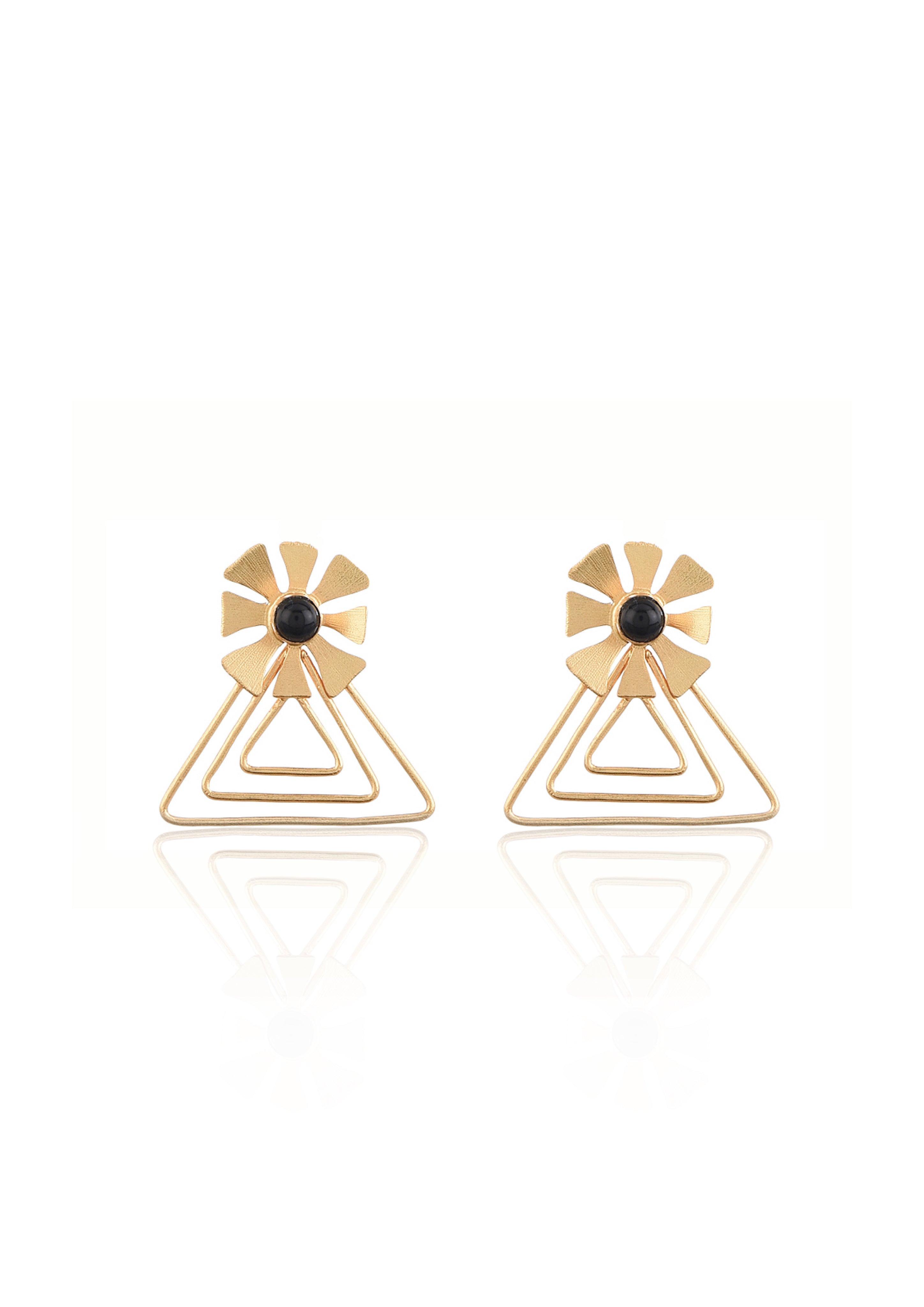 Everyday Lightweight Earrings – 18K Gold-Plated, Handcrafted Charm