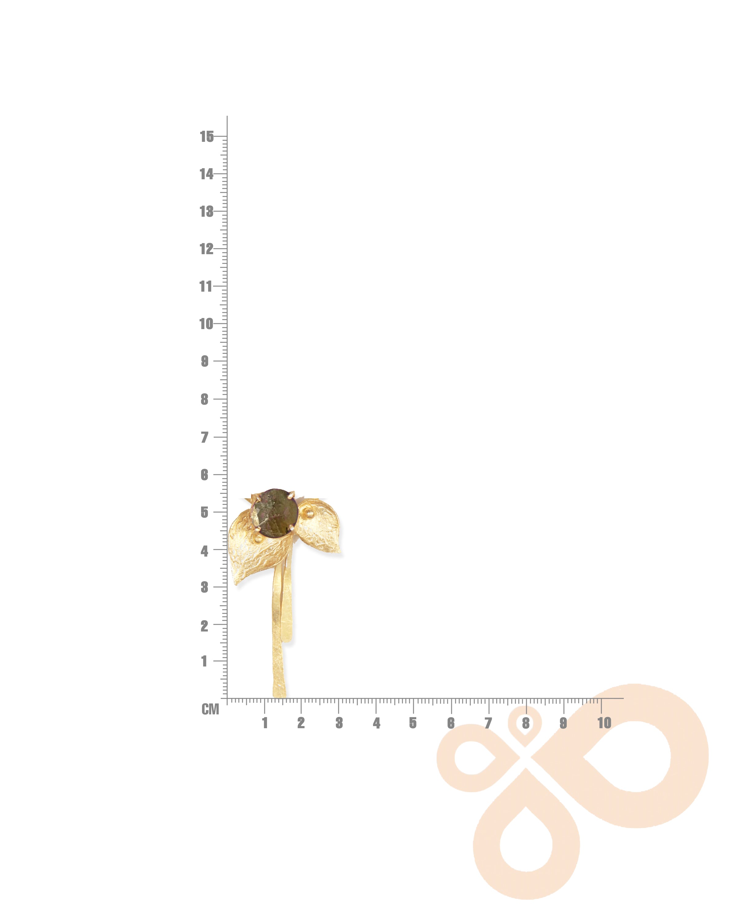 Nature Necklace - Brass with 18K Gold for Dinner Dates