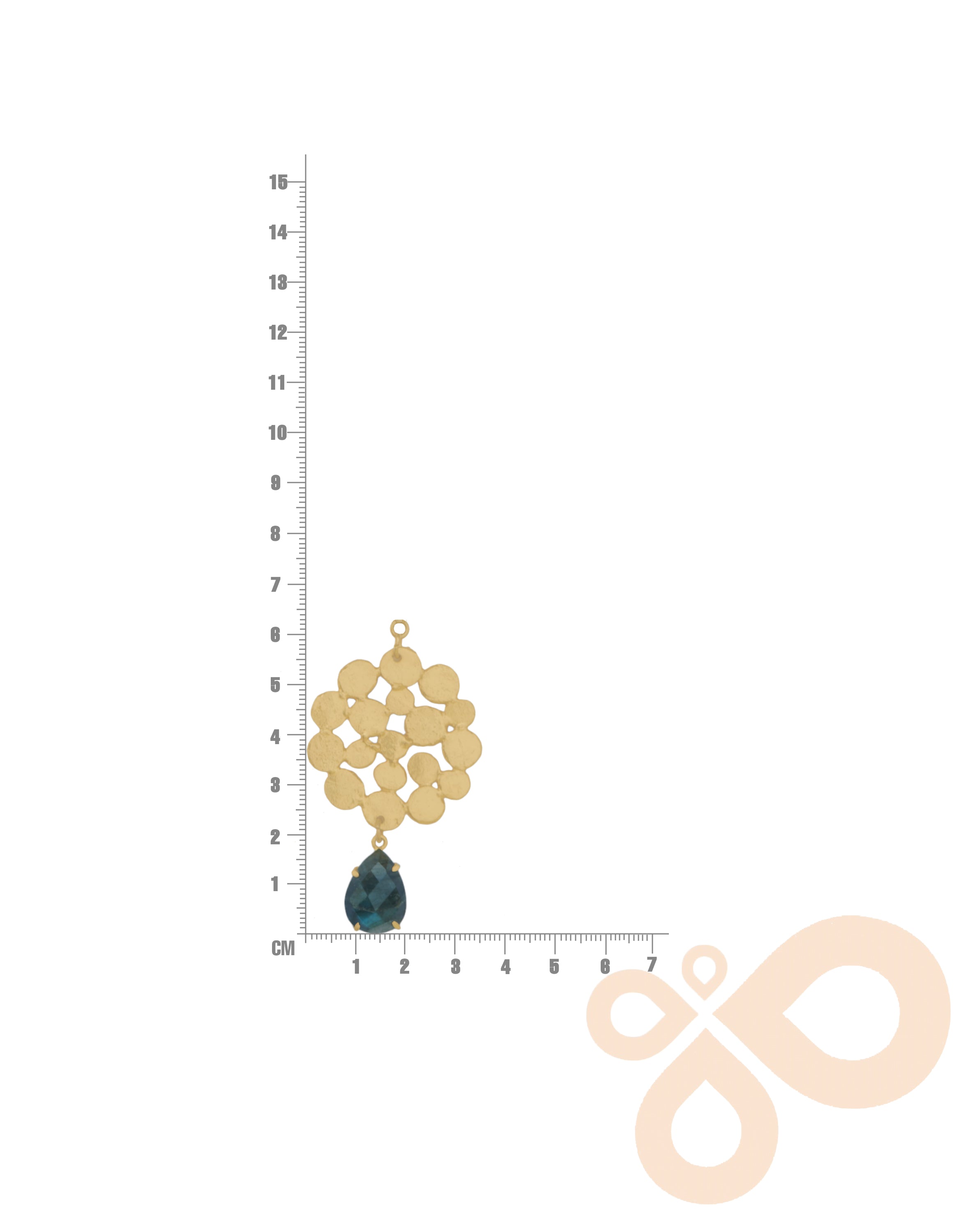 Maiden Necklace - Brass Pendant with 18K Gold Plating