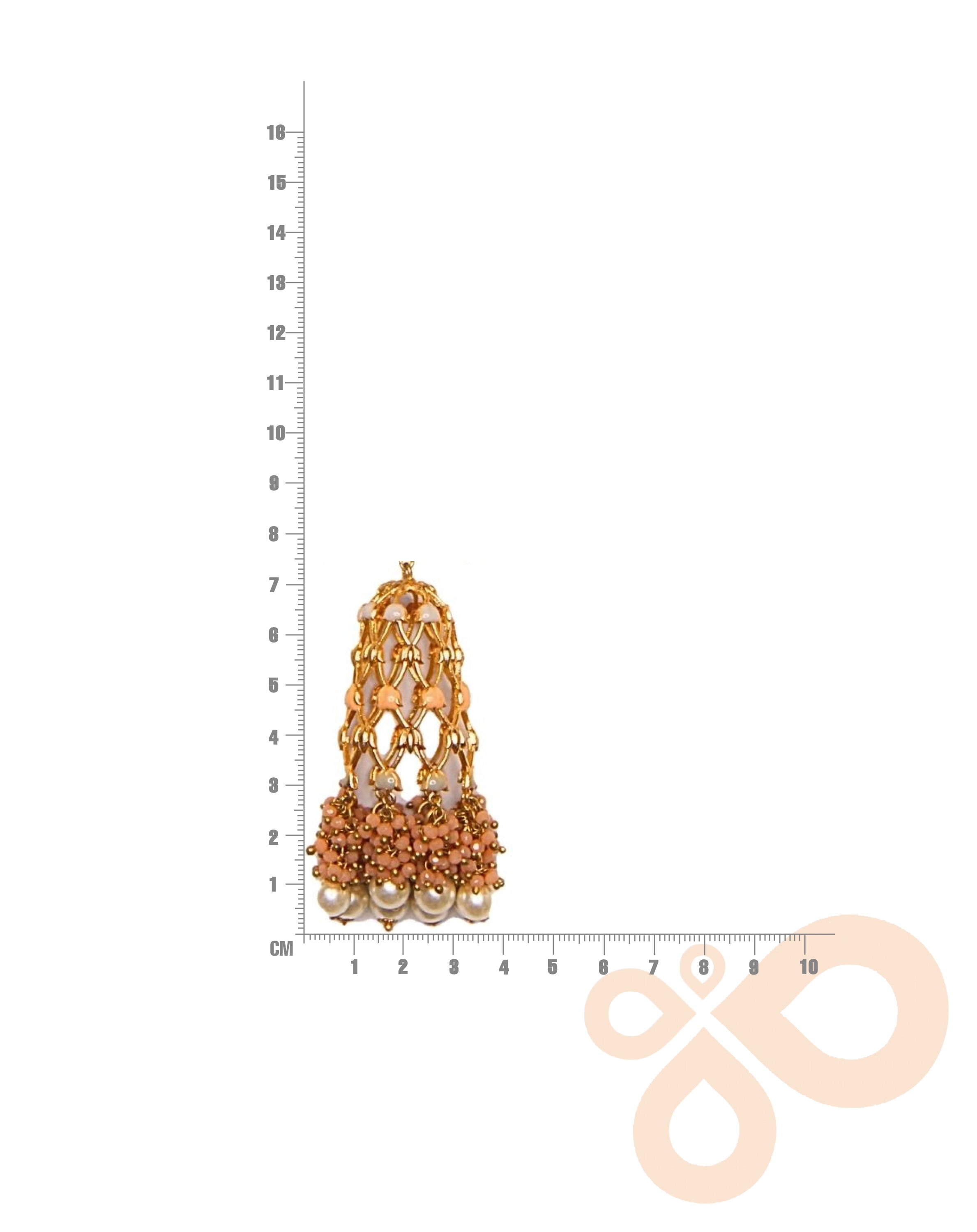 Jannat Necklace - Handmade Brass Chandeliers with 22K Gold