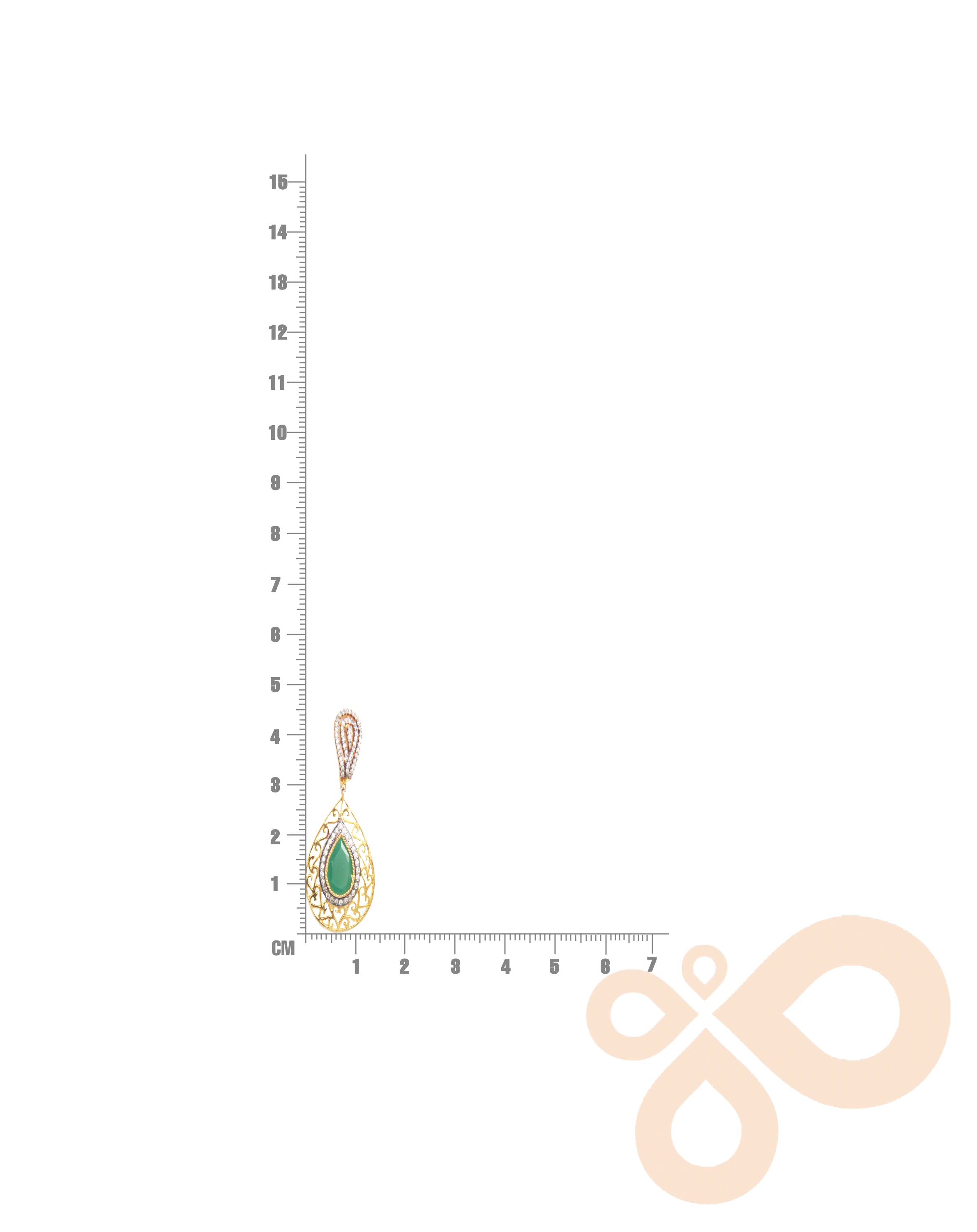 Handcrafted Gold Earrings – 45mm Height, 18K Gold-Plated Finish