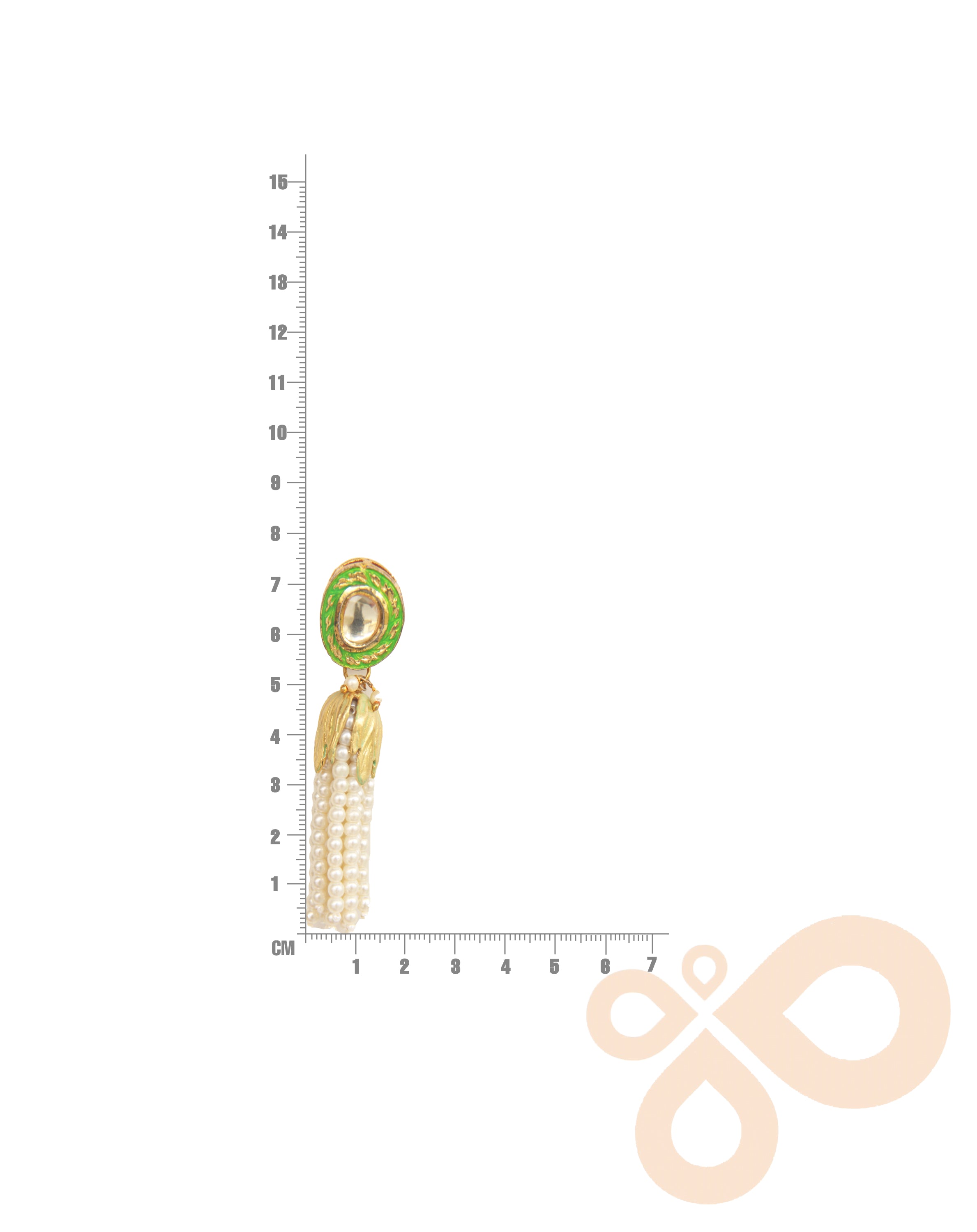 Long NOOR Earrings – 75mm Handmade Design with a Polished 18K Gold Plating