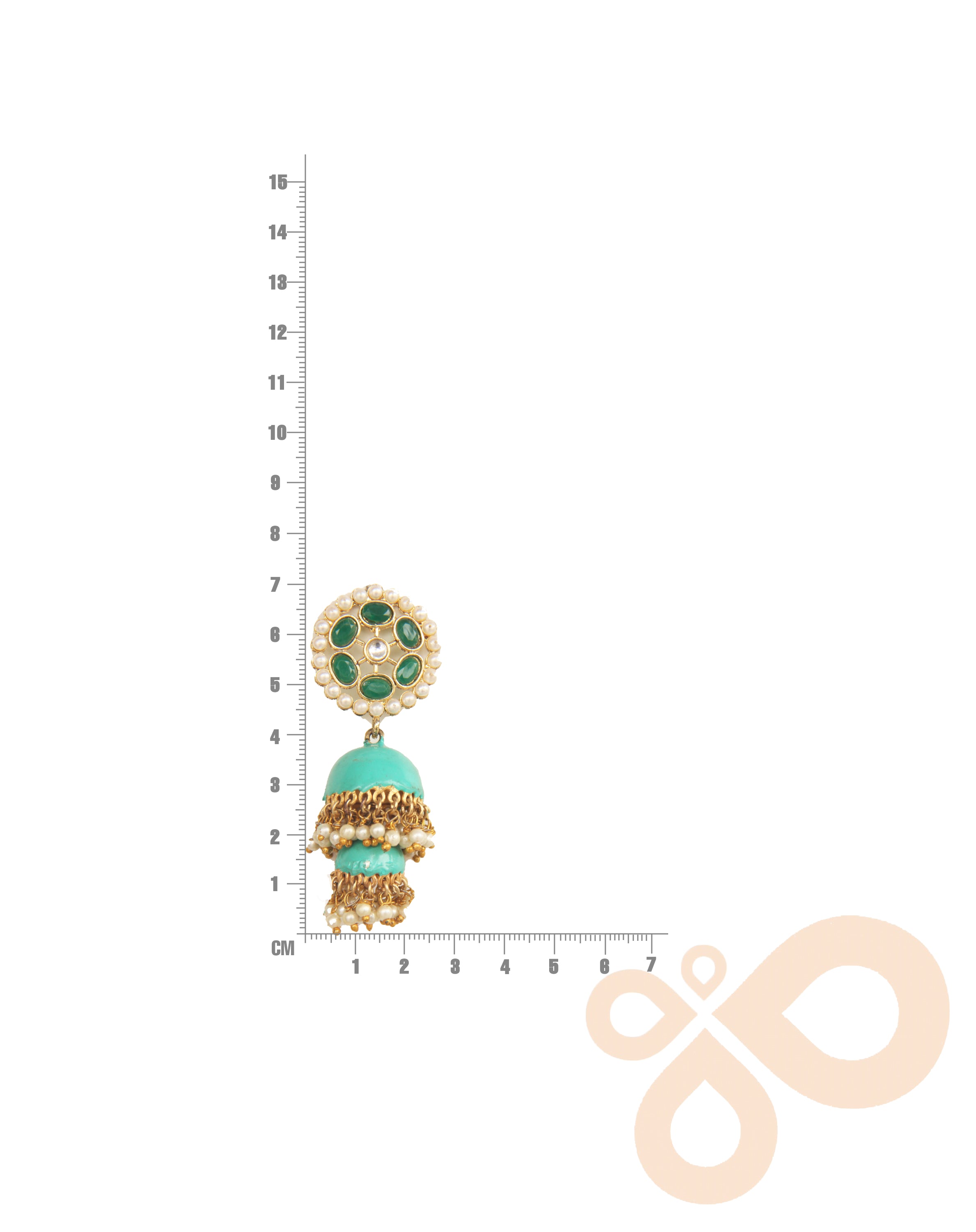 Elegant Handmade NOOR Earrings – 70mm Drop with a Rich 18K Gold-Plated Finish for Indian Attire