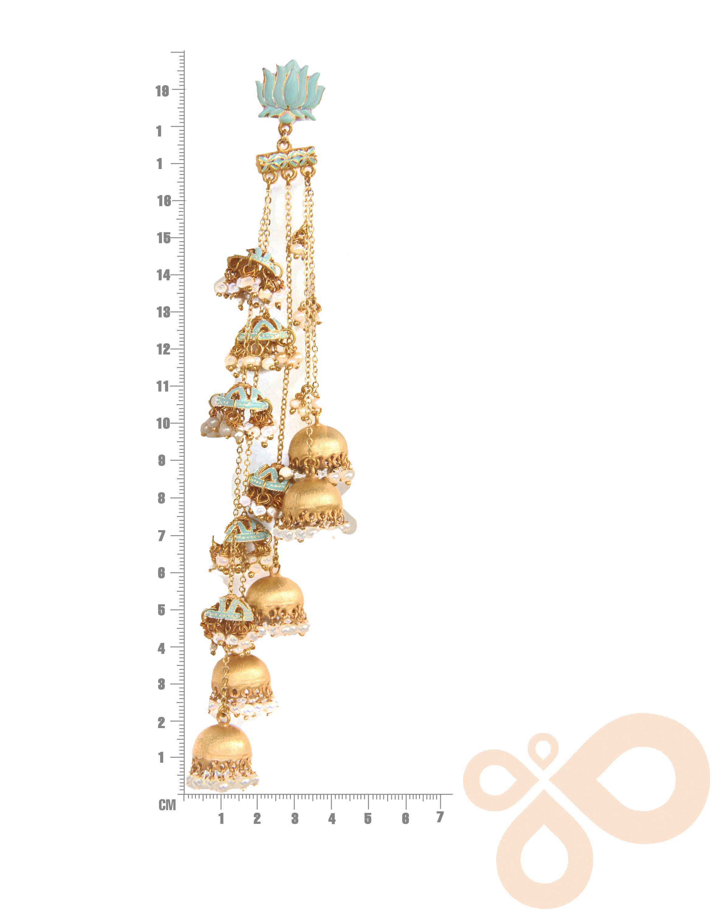 MAYA Earrings with 18K Gold-Plated, Handmade in India