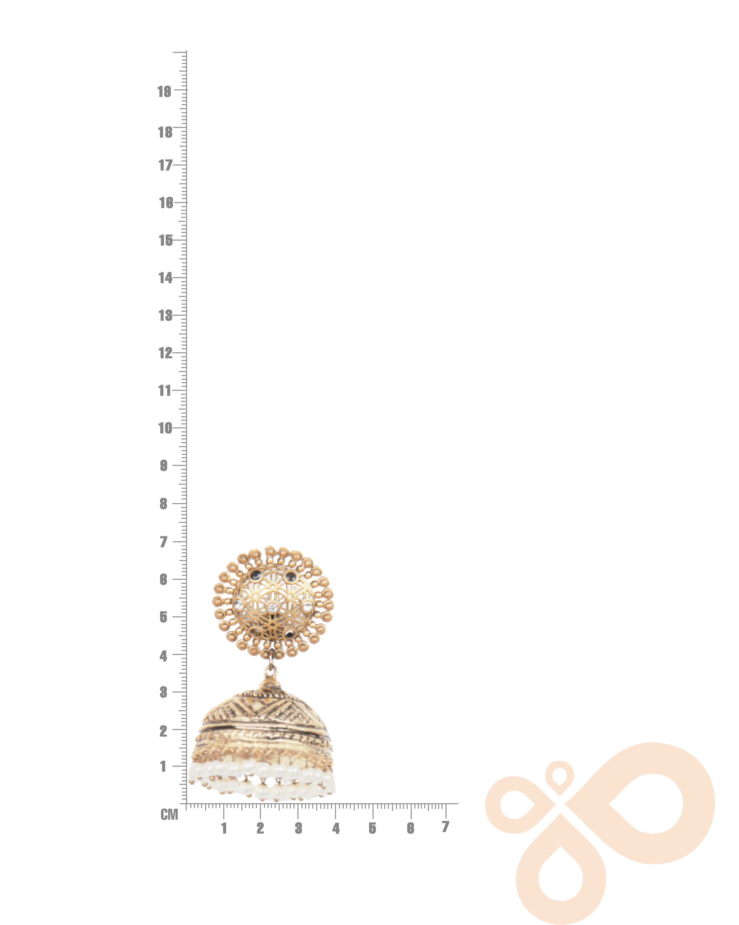 Elegant MAYA Earrings with 18K Gold-Plated, Handmade in India