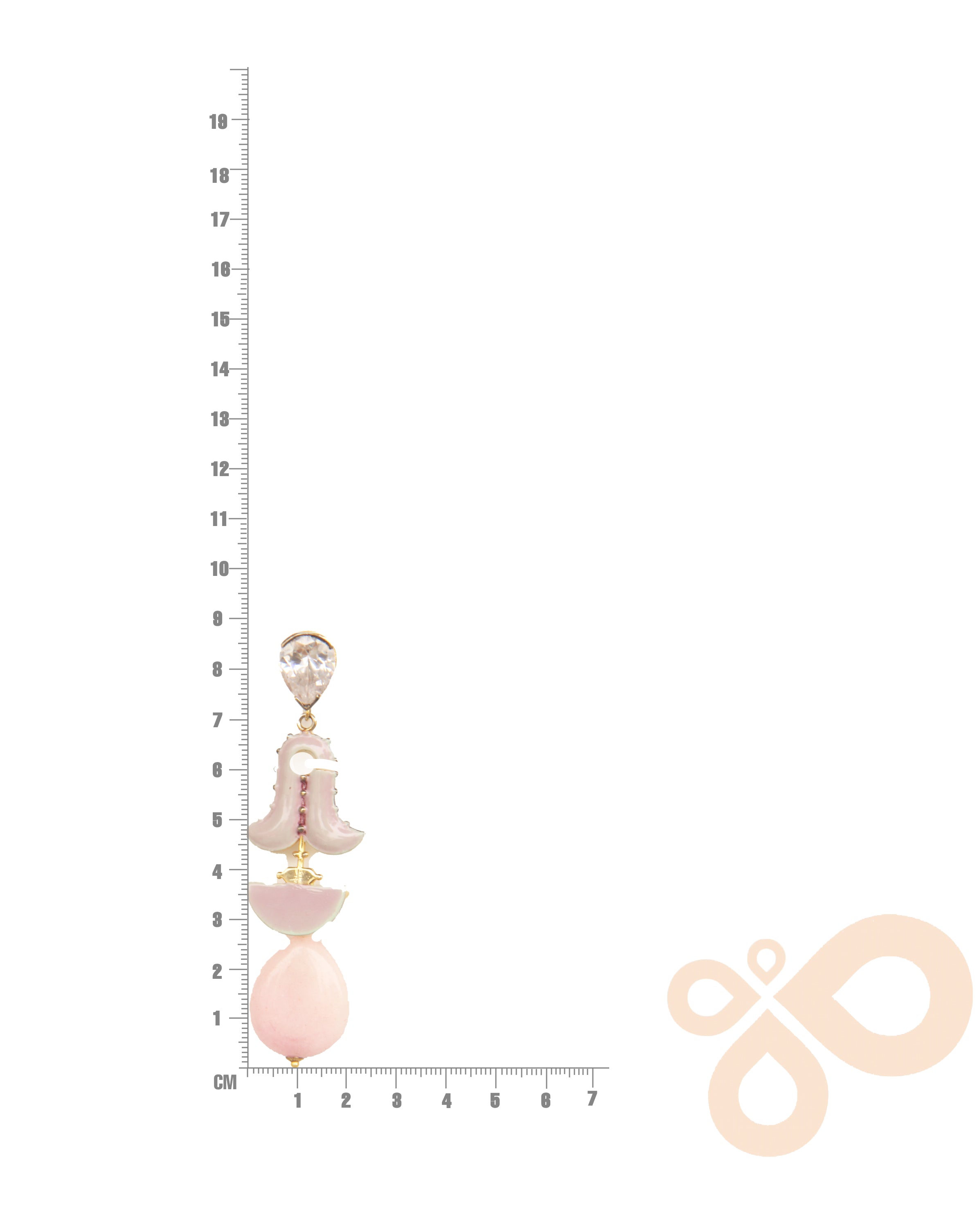 Sahitya Earrings – 87mm Height, Featuring a Luxurious Handcrafted 18K Gold-Plated Finish