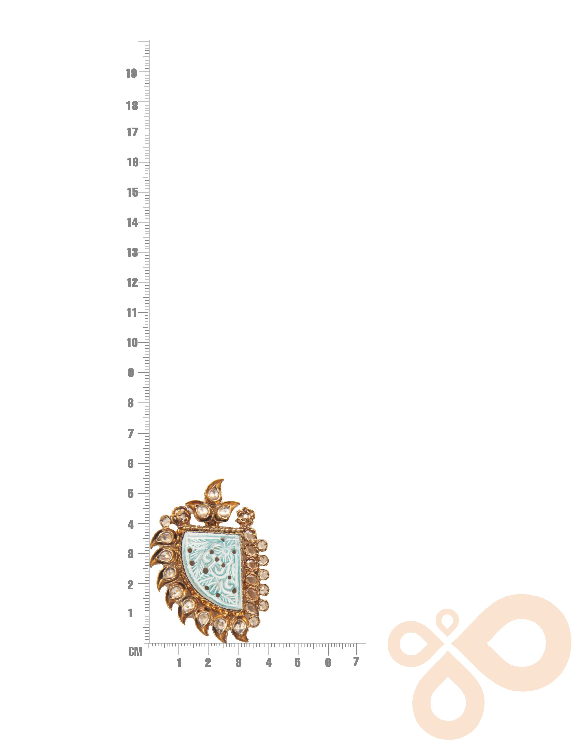 Artisan Earrings – 55mm Height, 18K Gold-Plated Brass Design