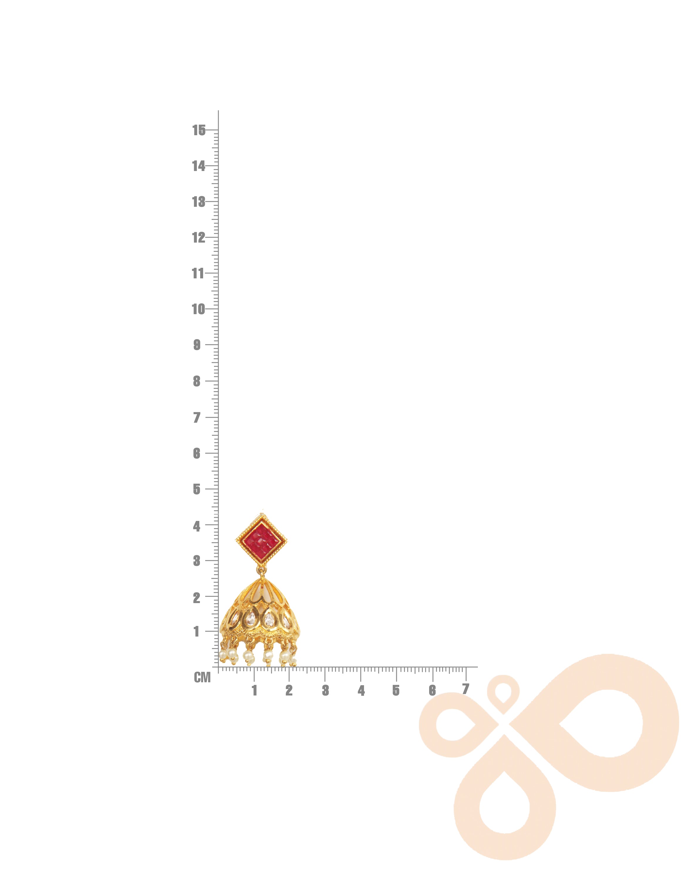 Unique Gold Earrings – 43mm Drop, 18K Gold-Plated Finish