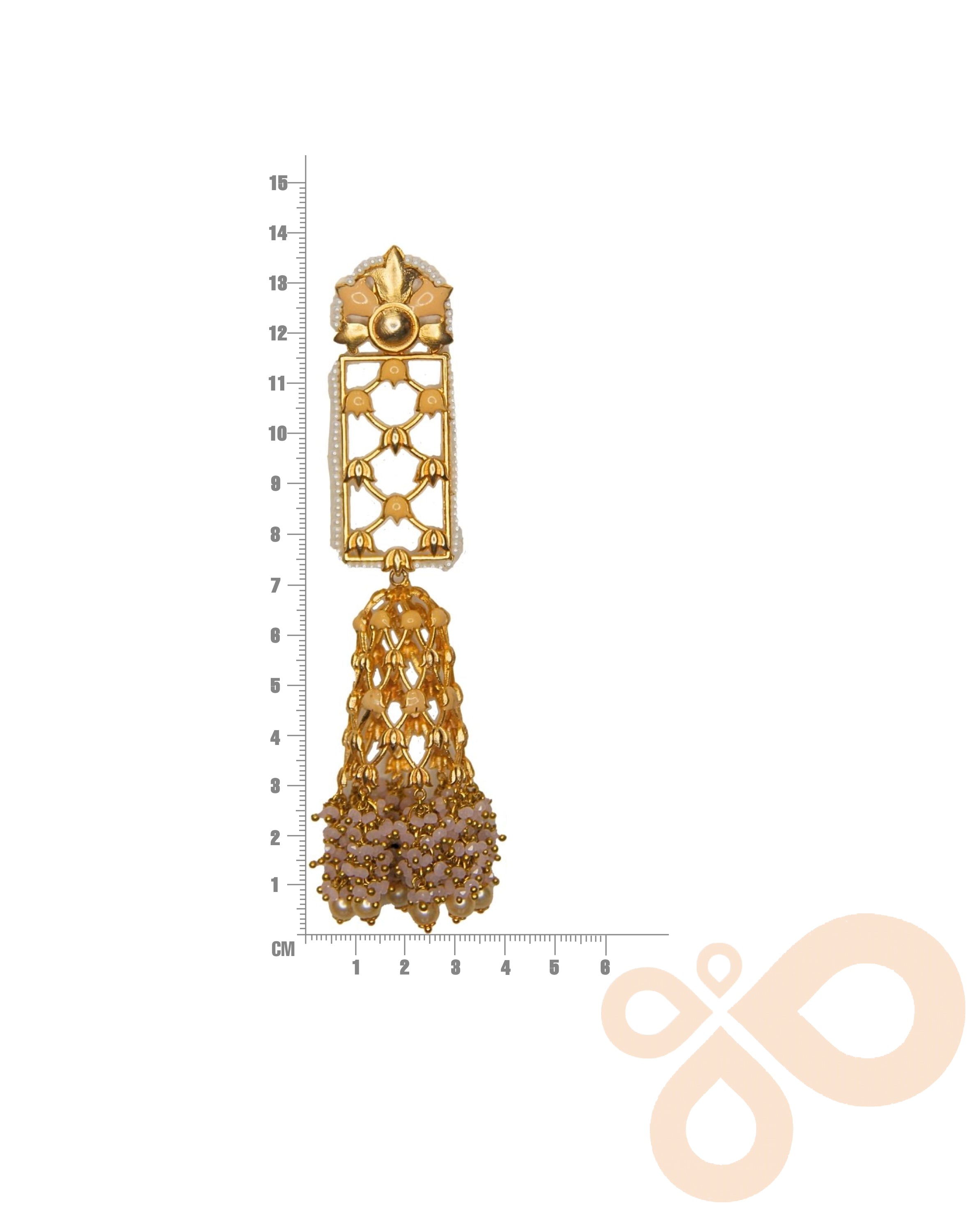 JJ's Jannat Earrings – 140mm Height shoulder Dusters