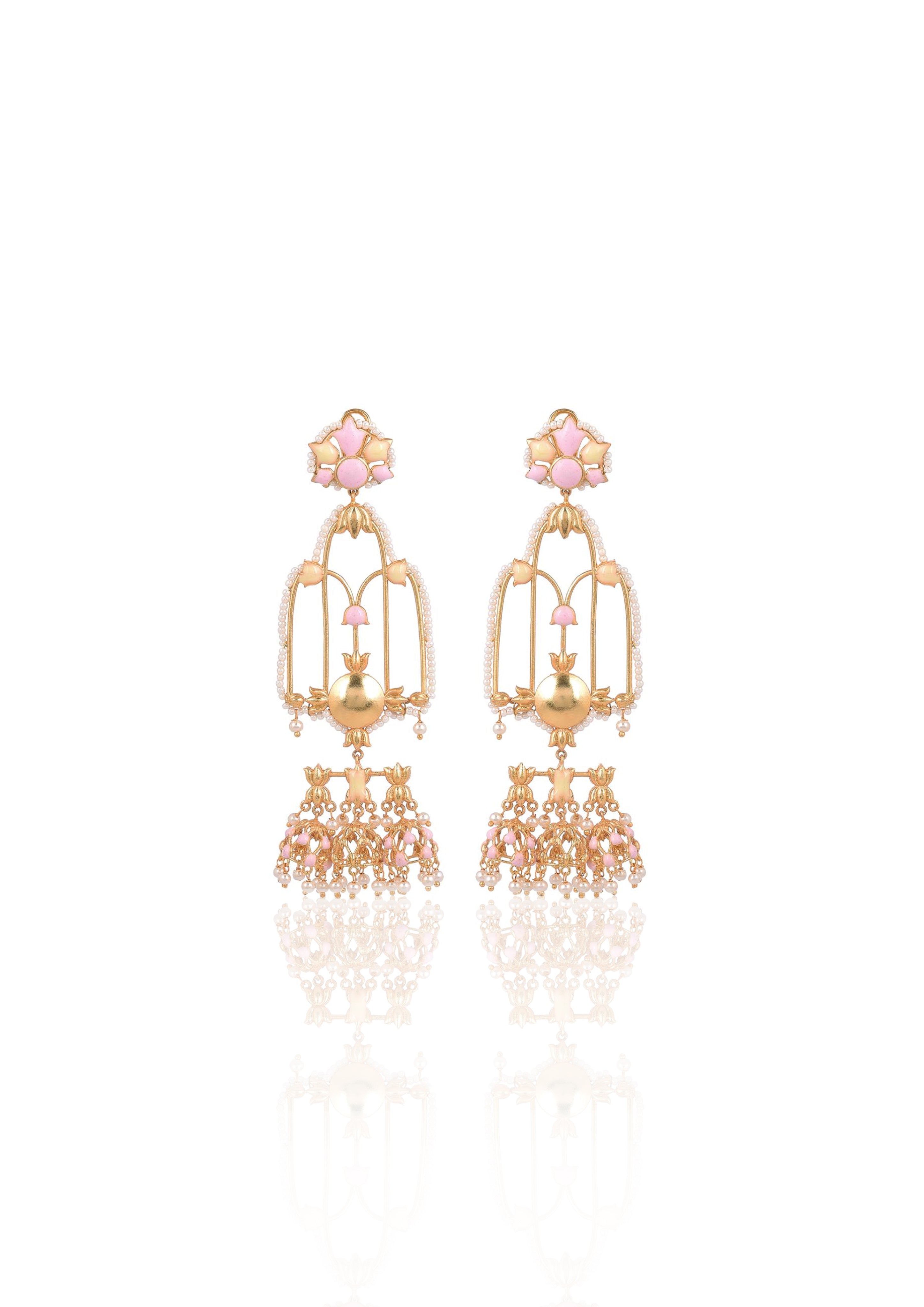 Handmade Jannat Earrings – Beautifully Finished with 22K Gold Plate