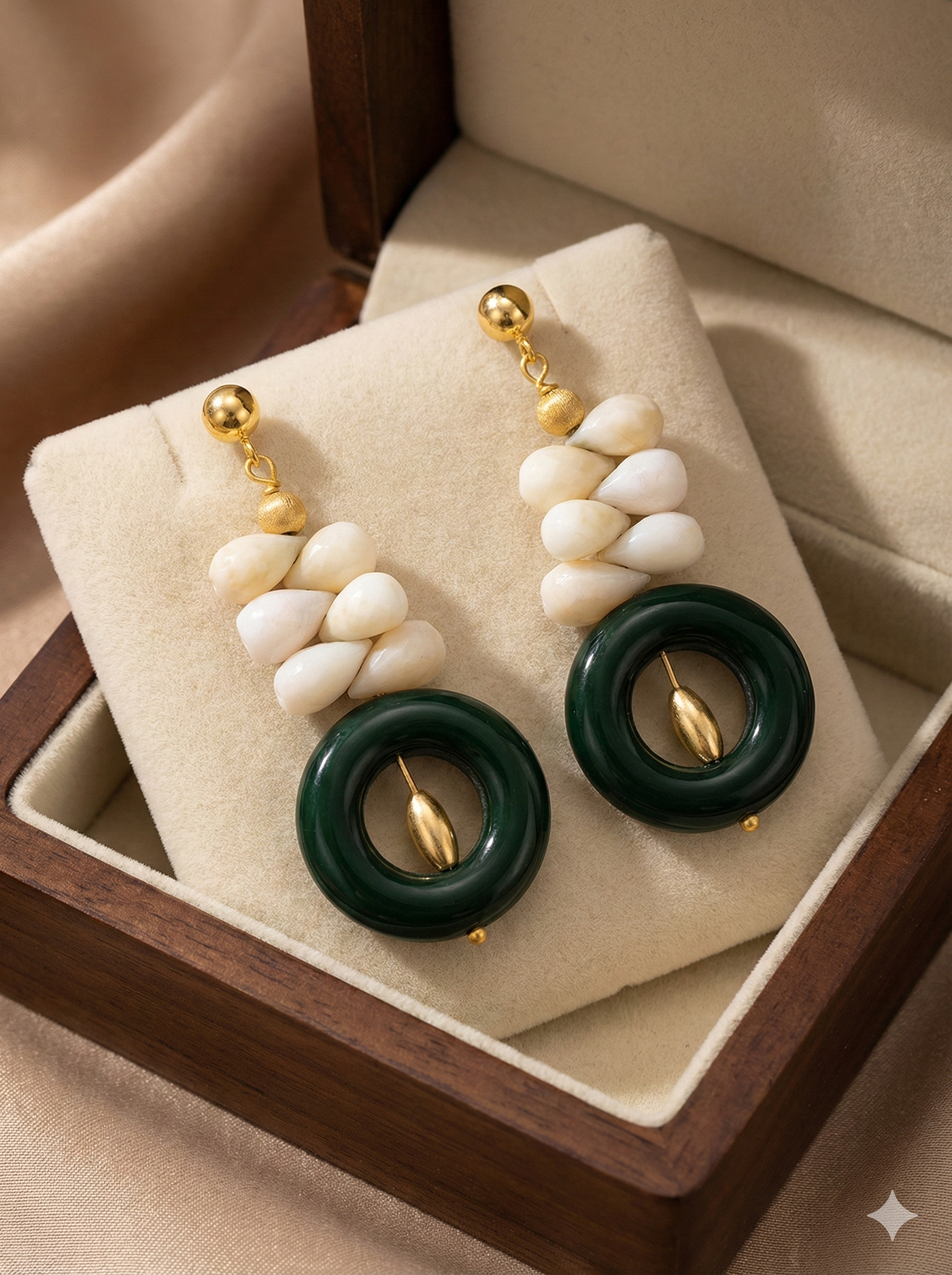 Metal Blast Earrings 50mm x 21mm – Lightweight 18K Gold-Plated