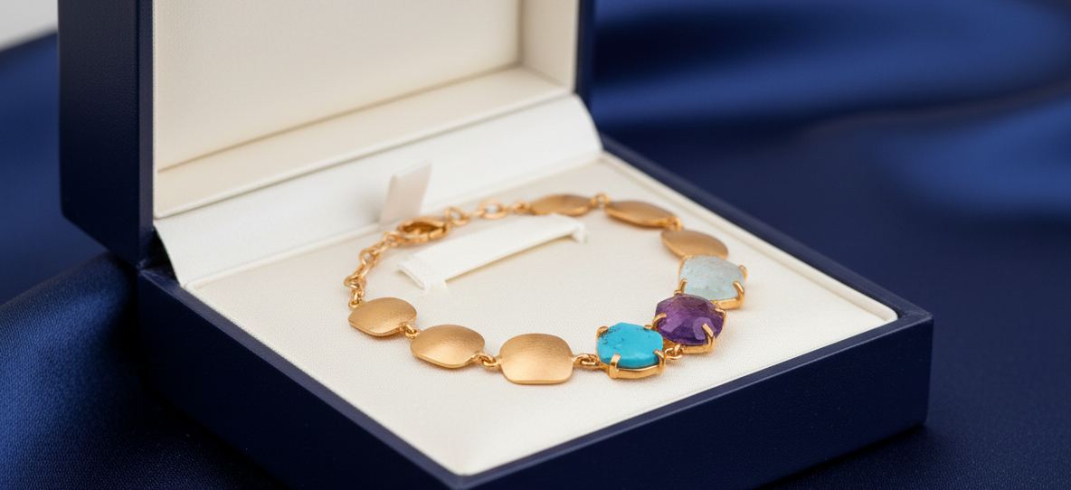 Adjustable Stone Age Bracelet 11mm x 163mm – Unique Design with Extra Length