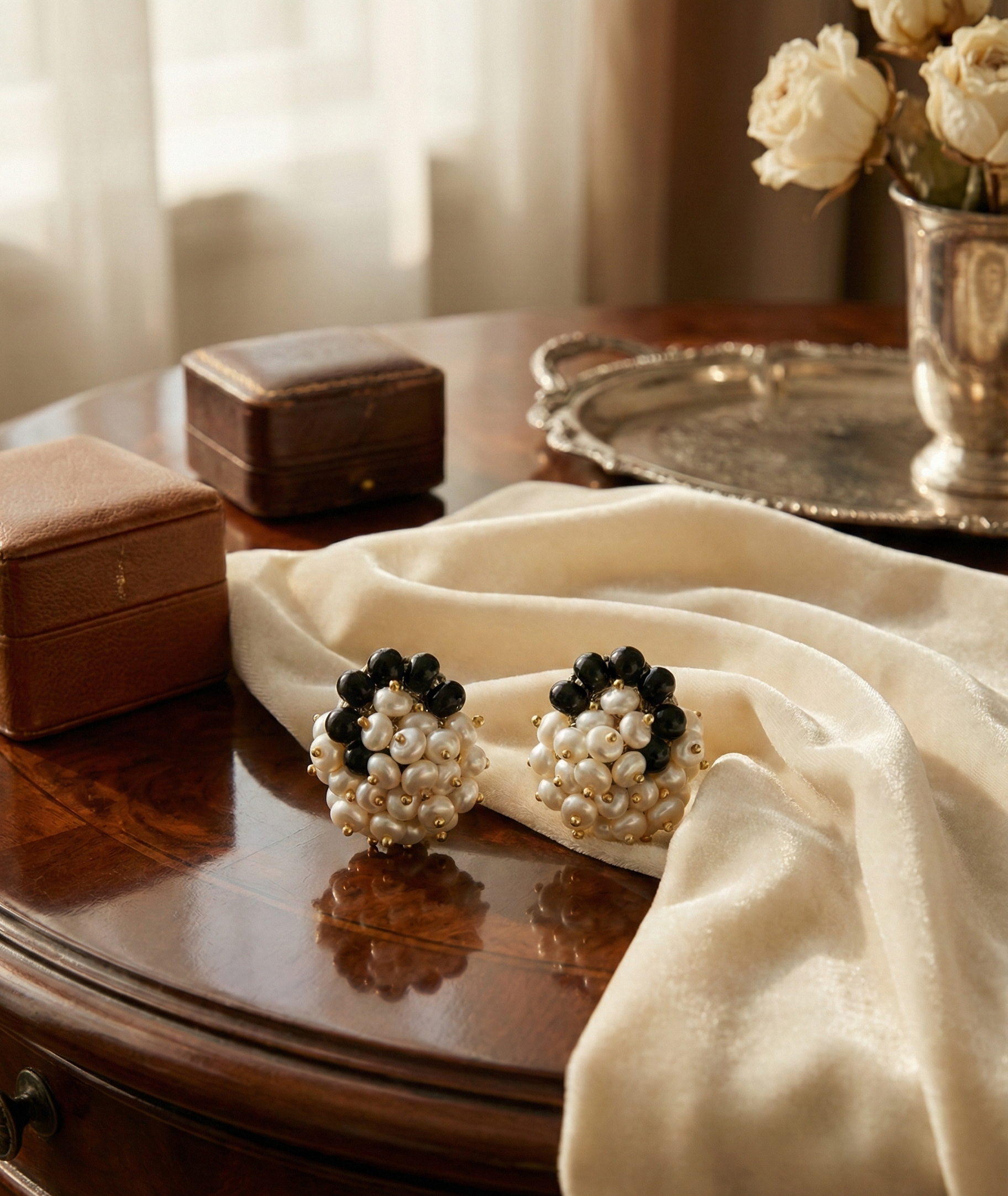 Artisan Metal Blast Earrings