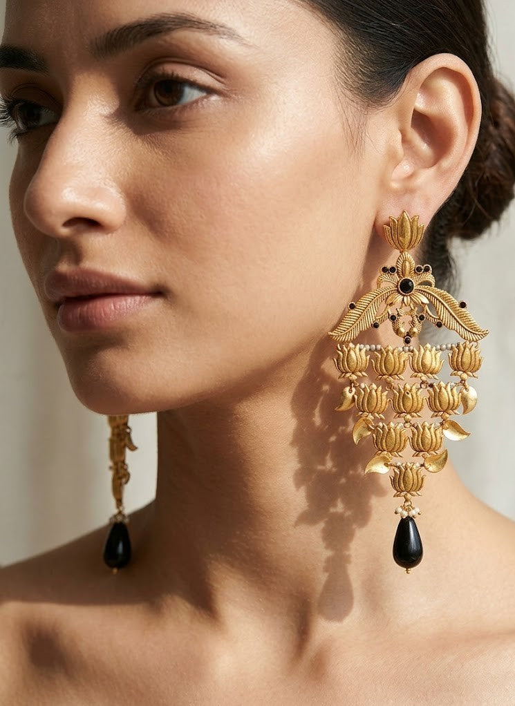 Vrindavan Vihar Statement Earrings