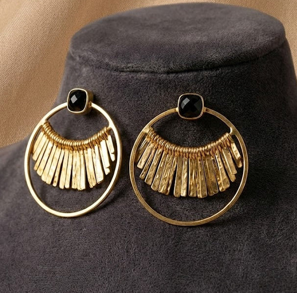 Fringe Oversized Studs