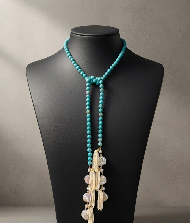 The Azure Pearl Lariat
