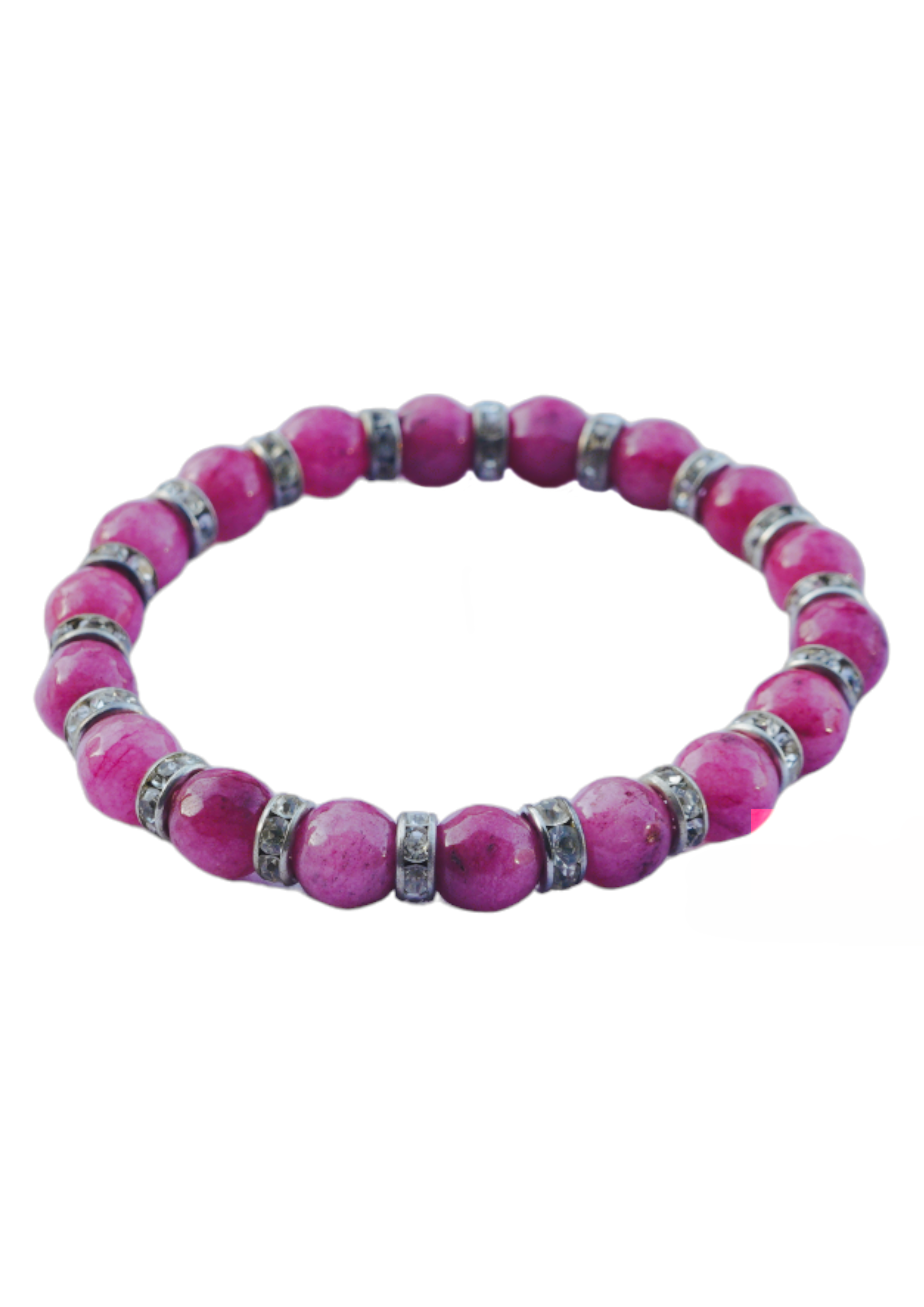 Handmade 18K Gold Plated Brass Bracelet with Natural Stones