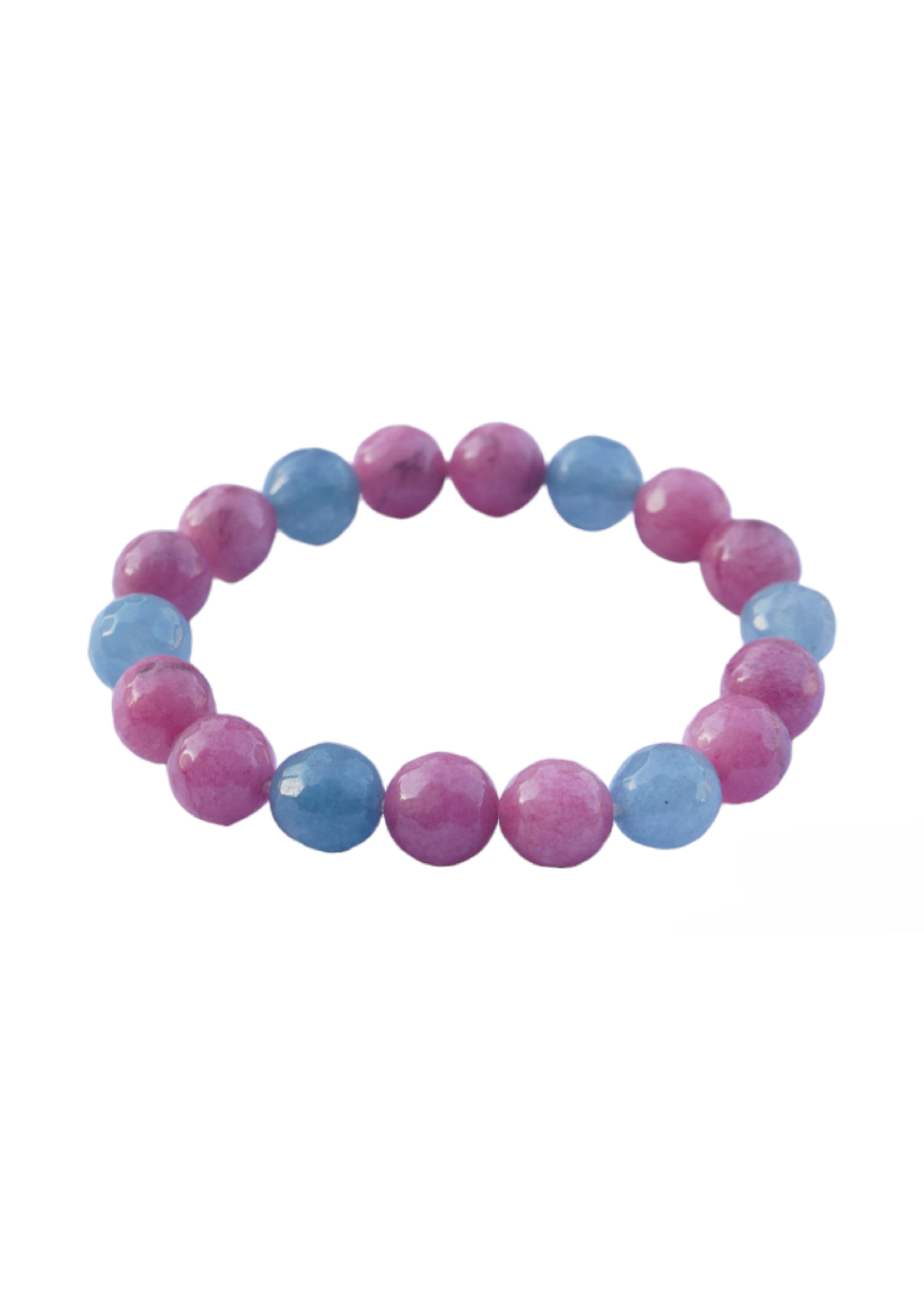 Lightweight 18K Gold-Plated Everyday Bracelet with Natural Stones