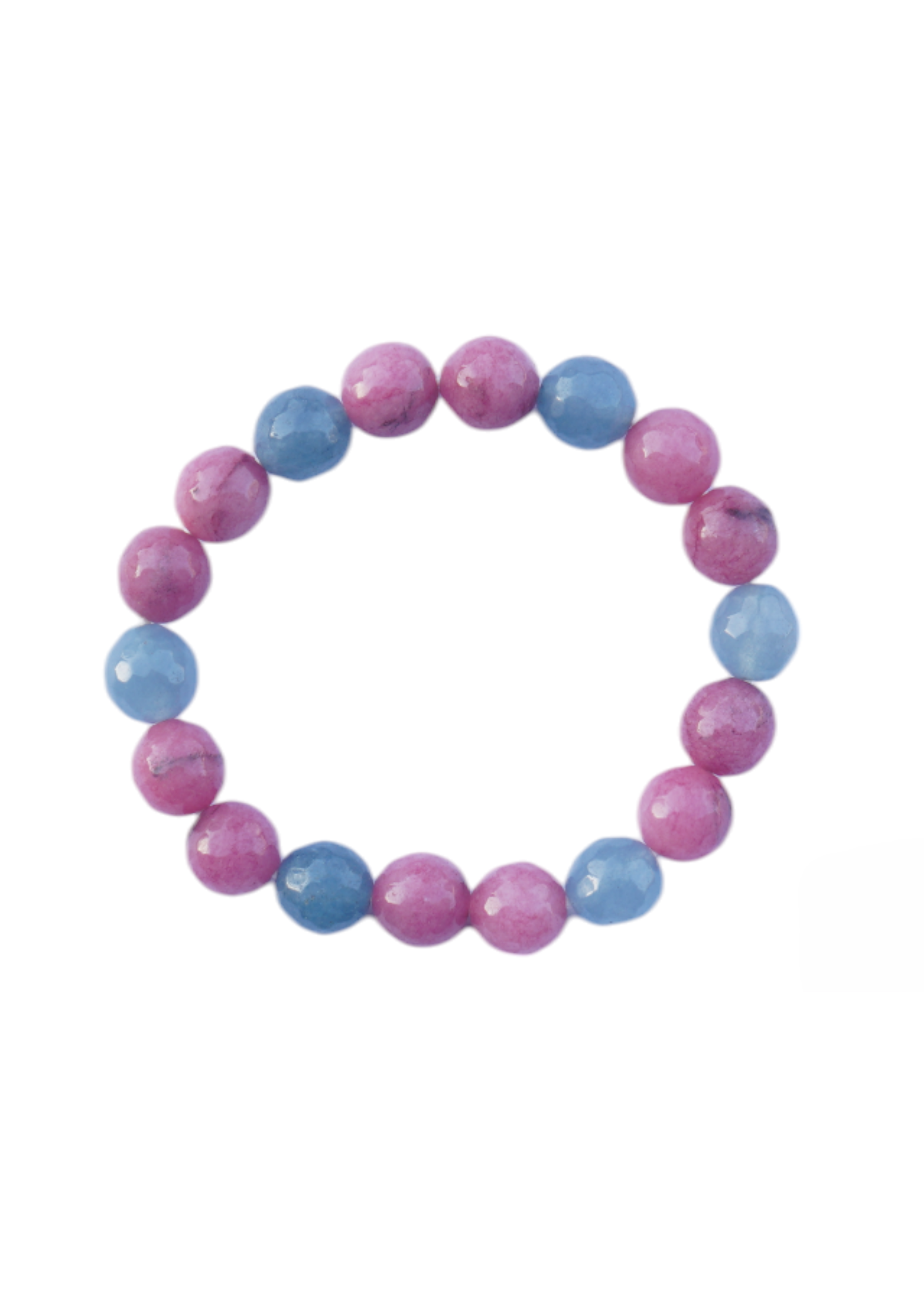 Lightweight 18K Gold-Plated Everyday Bracelet with Natural Stones