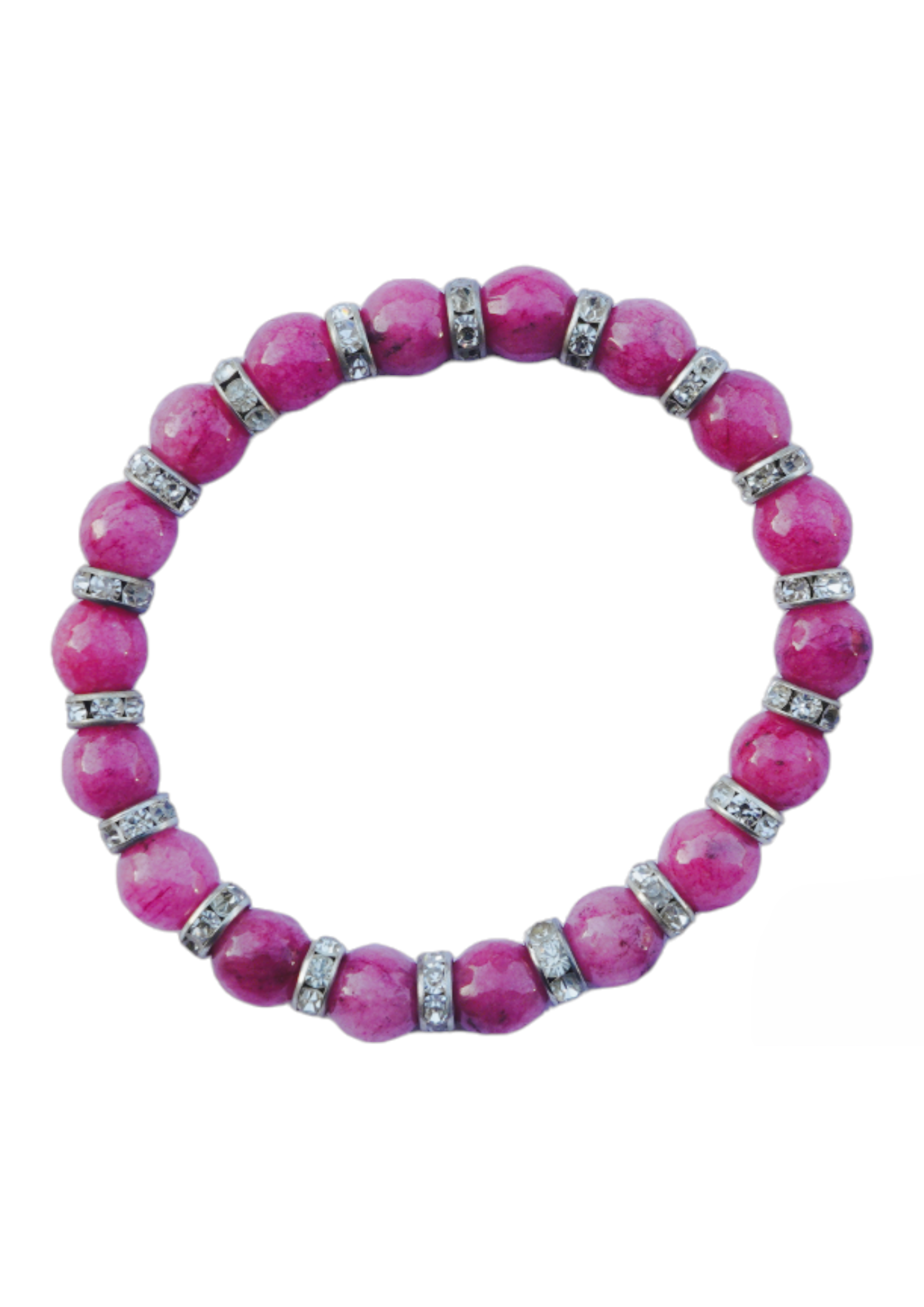 Handmade 18K Gold Plated Brass Bracelet with Natural Stones