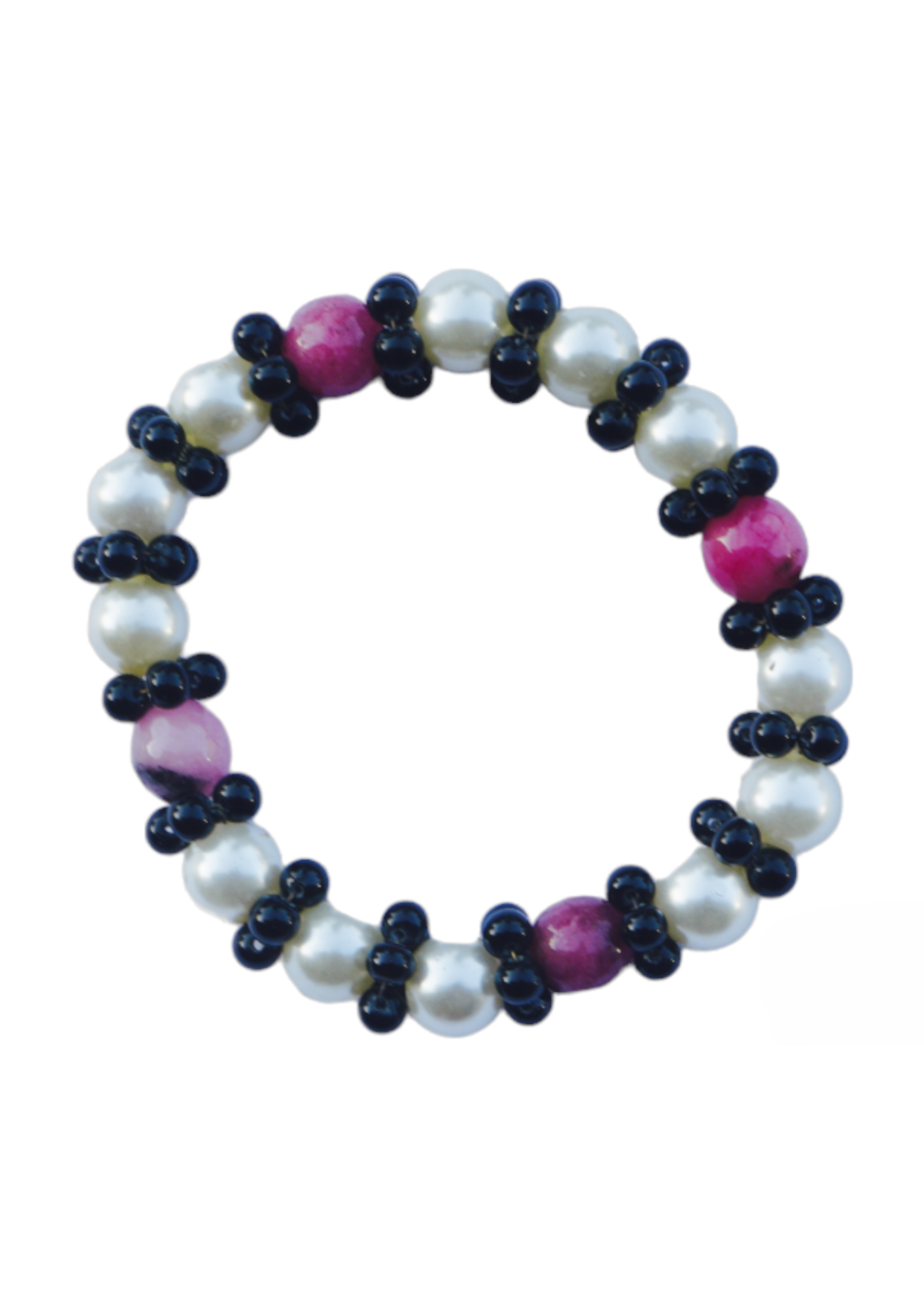 Artisan Crafted 18K Gold Plated Brass Bracelet with Natural Stones