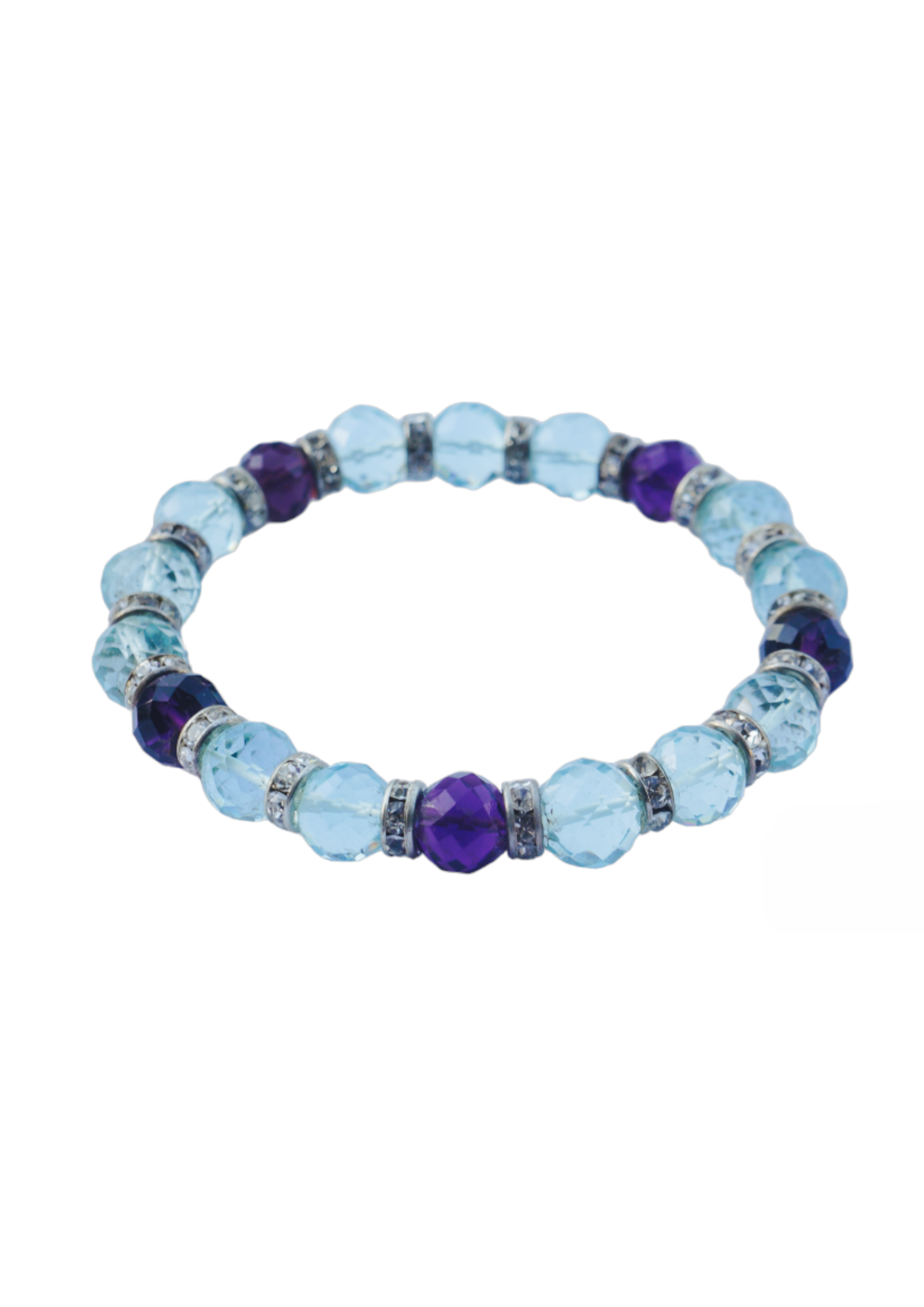 Lightweight 18K Gold Plated Bracelet with Natural Stones