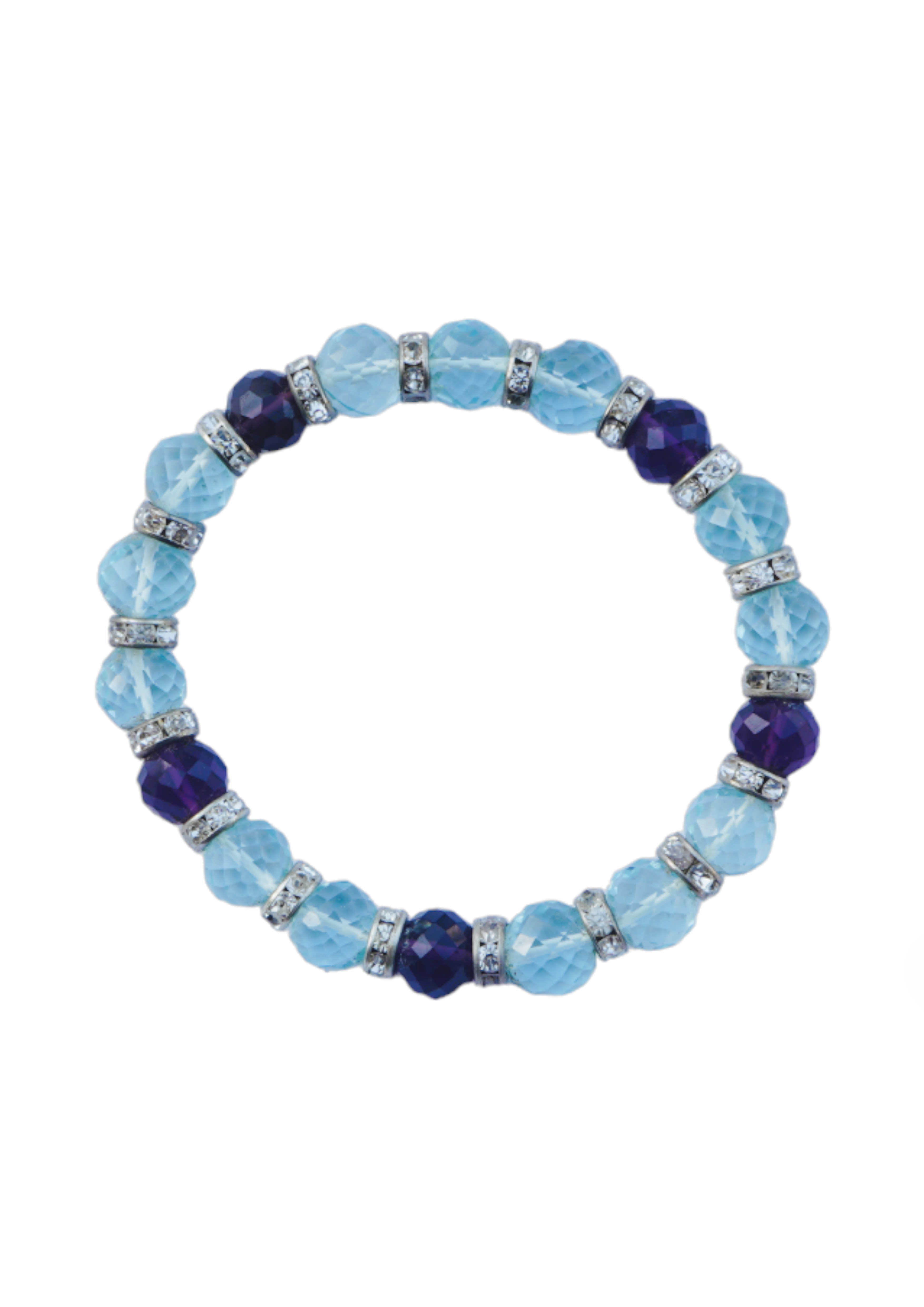 Lightweight 18K Gold Plated Bracelet with Natural Stones