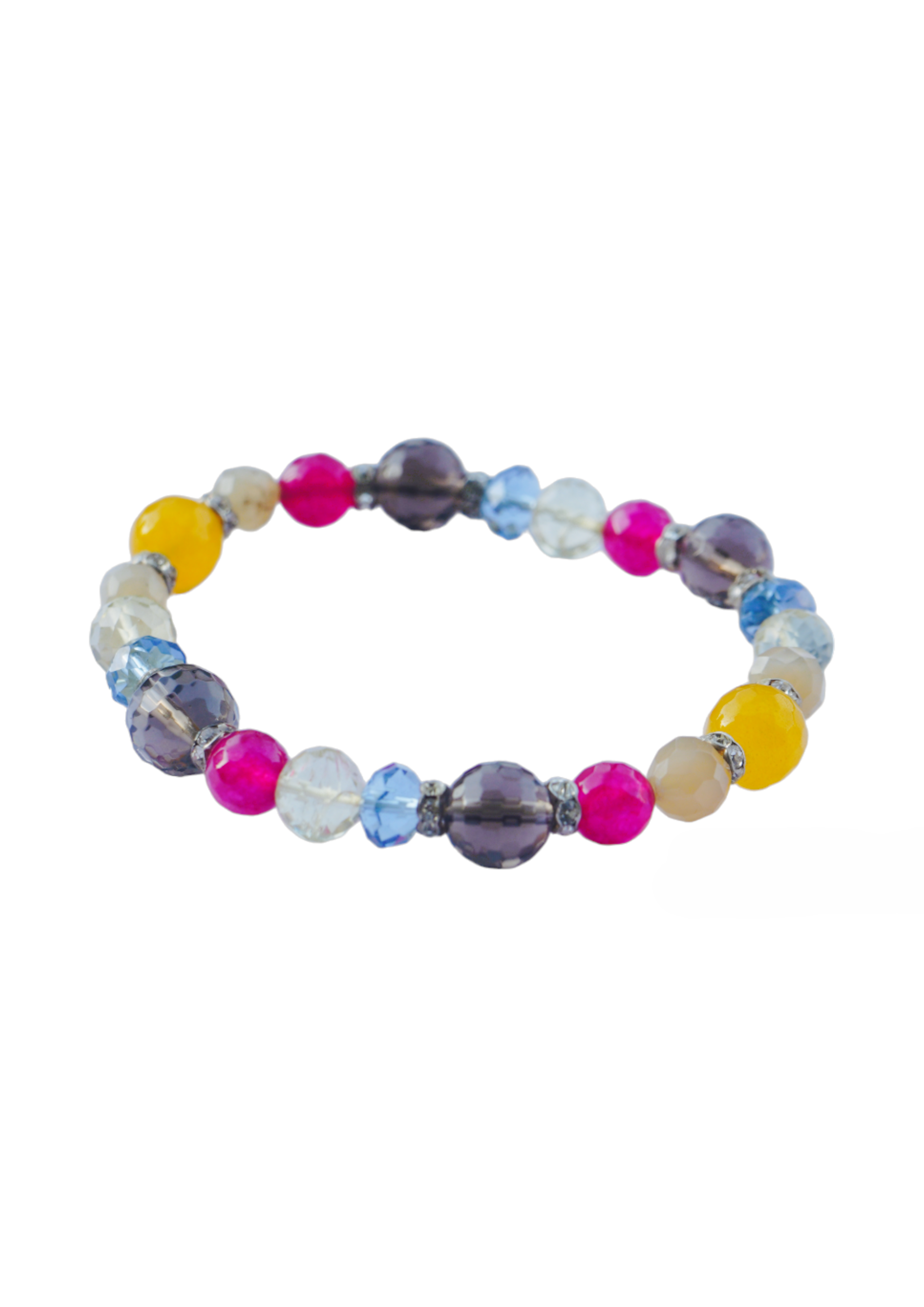 Handcrafted 18K Gold Plated Bracelet with Natural Stones - Lightweight & Sustainable