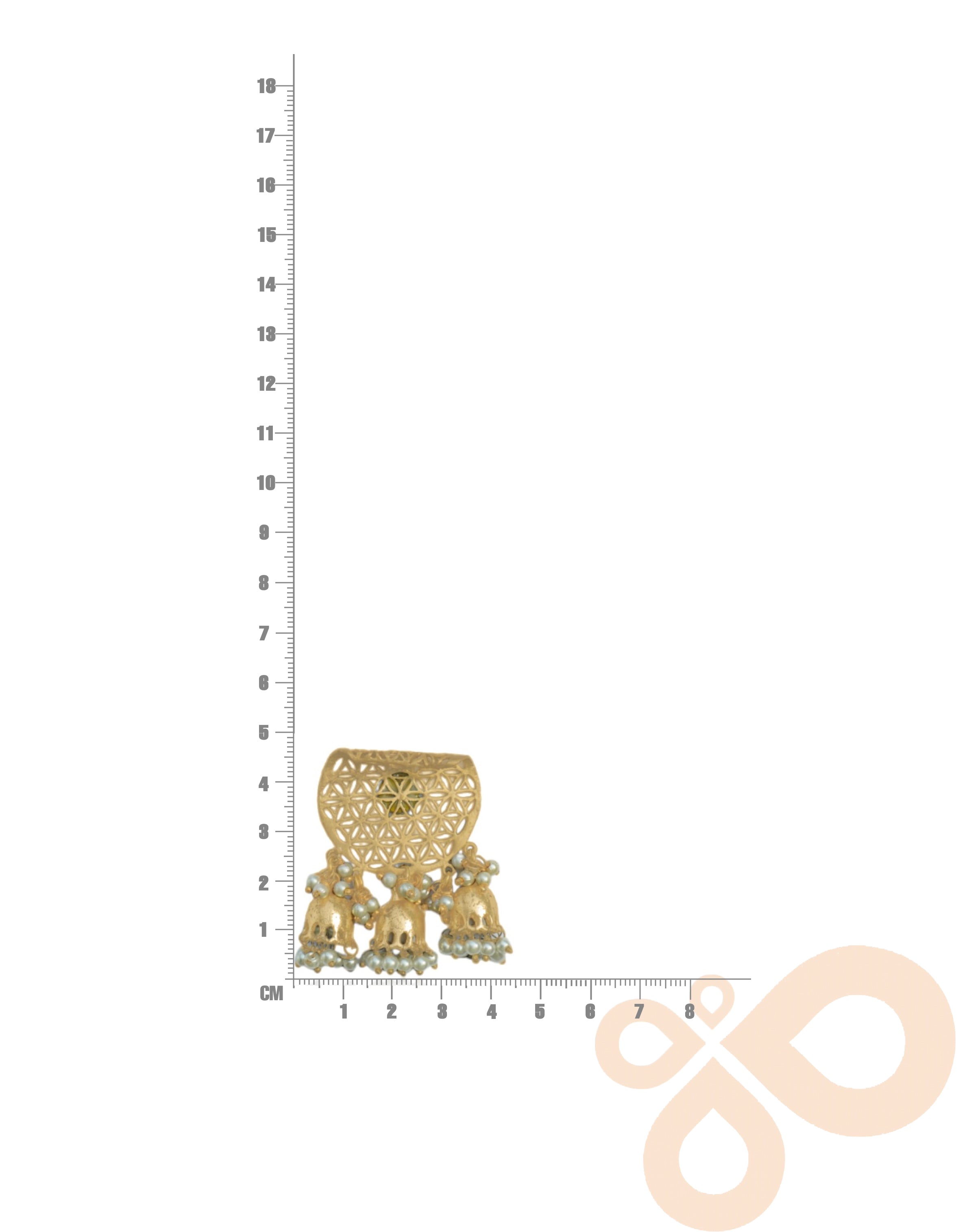 Handcrafted Earrings – 47mm Drop with Elegant 18K Gold Plating