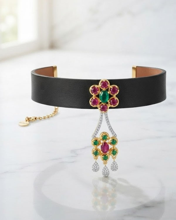 Dor Royal Multi-Stone Choker Necklace