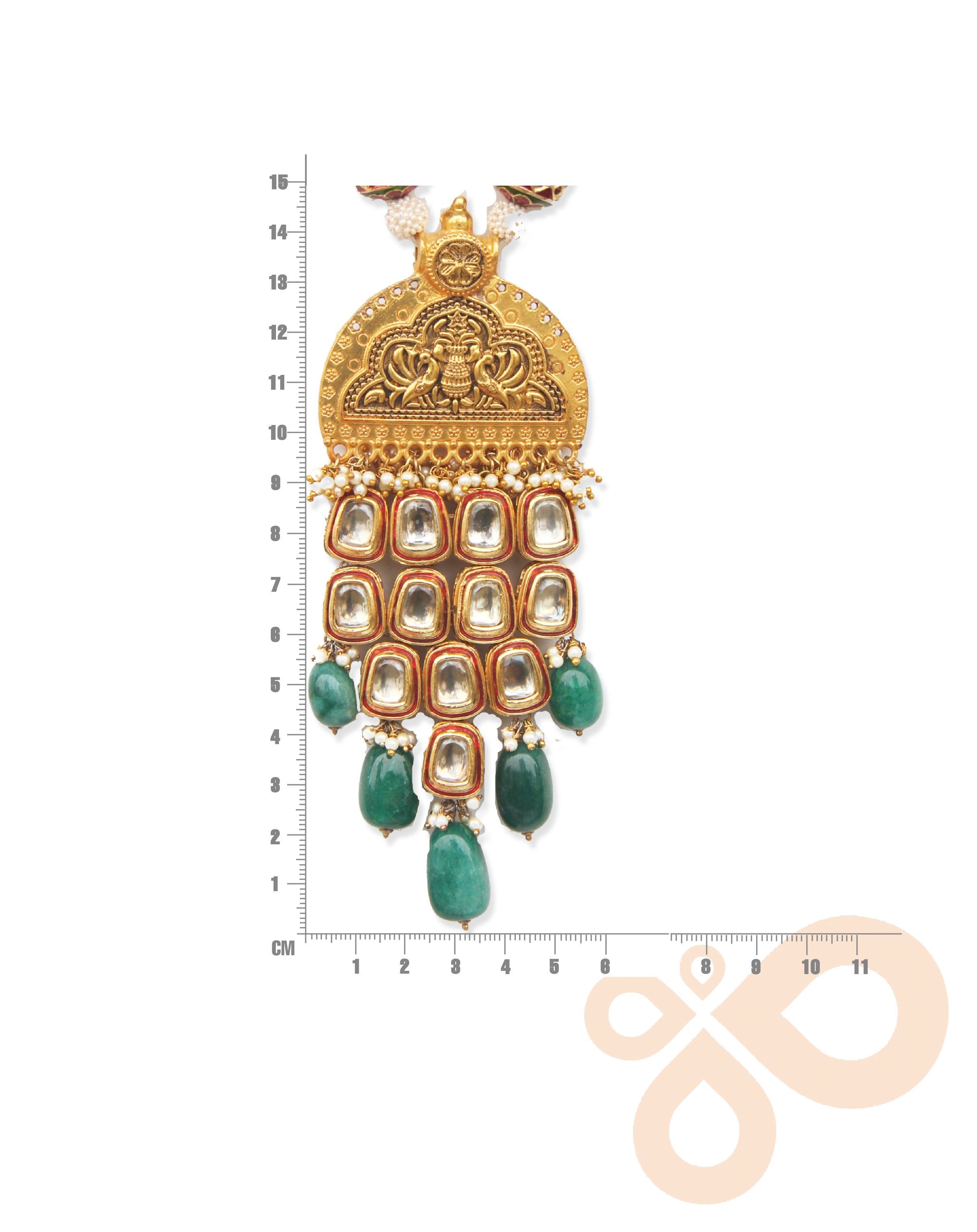 Noor Necklace - Ethical Brass Jewelry with Luxurious 22K Gold Finish