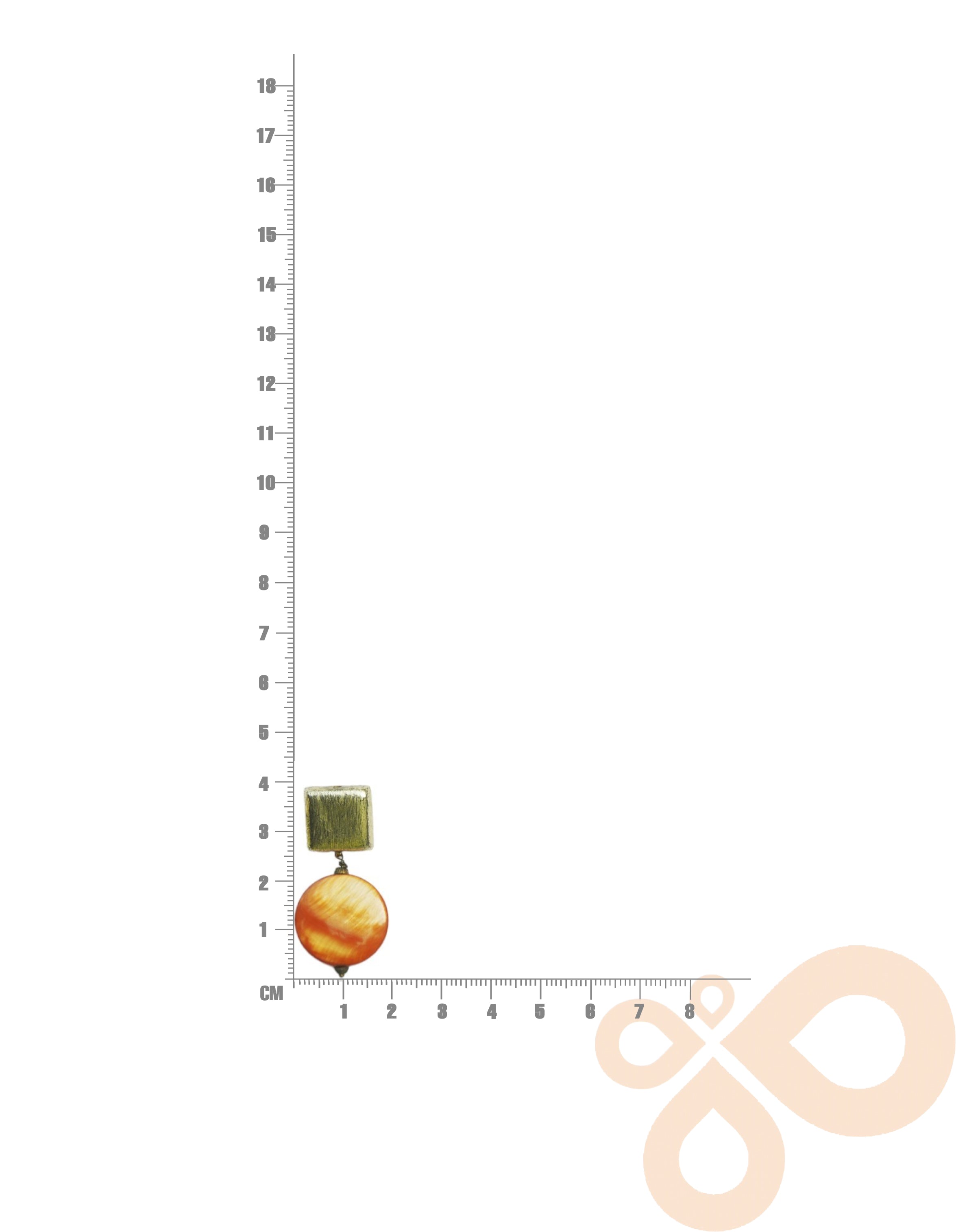 Artisan Gold Earrings – 41mm Height, 18K Gold-Plated Elegance