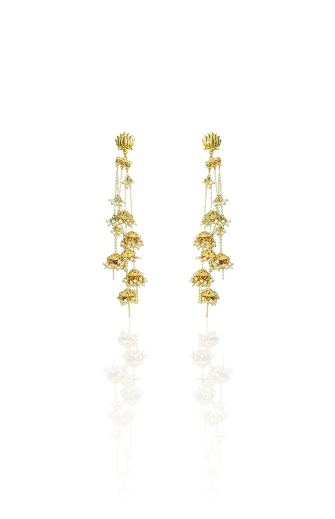 Handcrafted MAYA Earrings with 18K Gold-Plated
