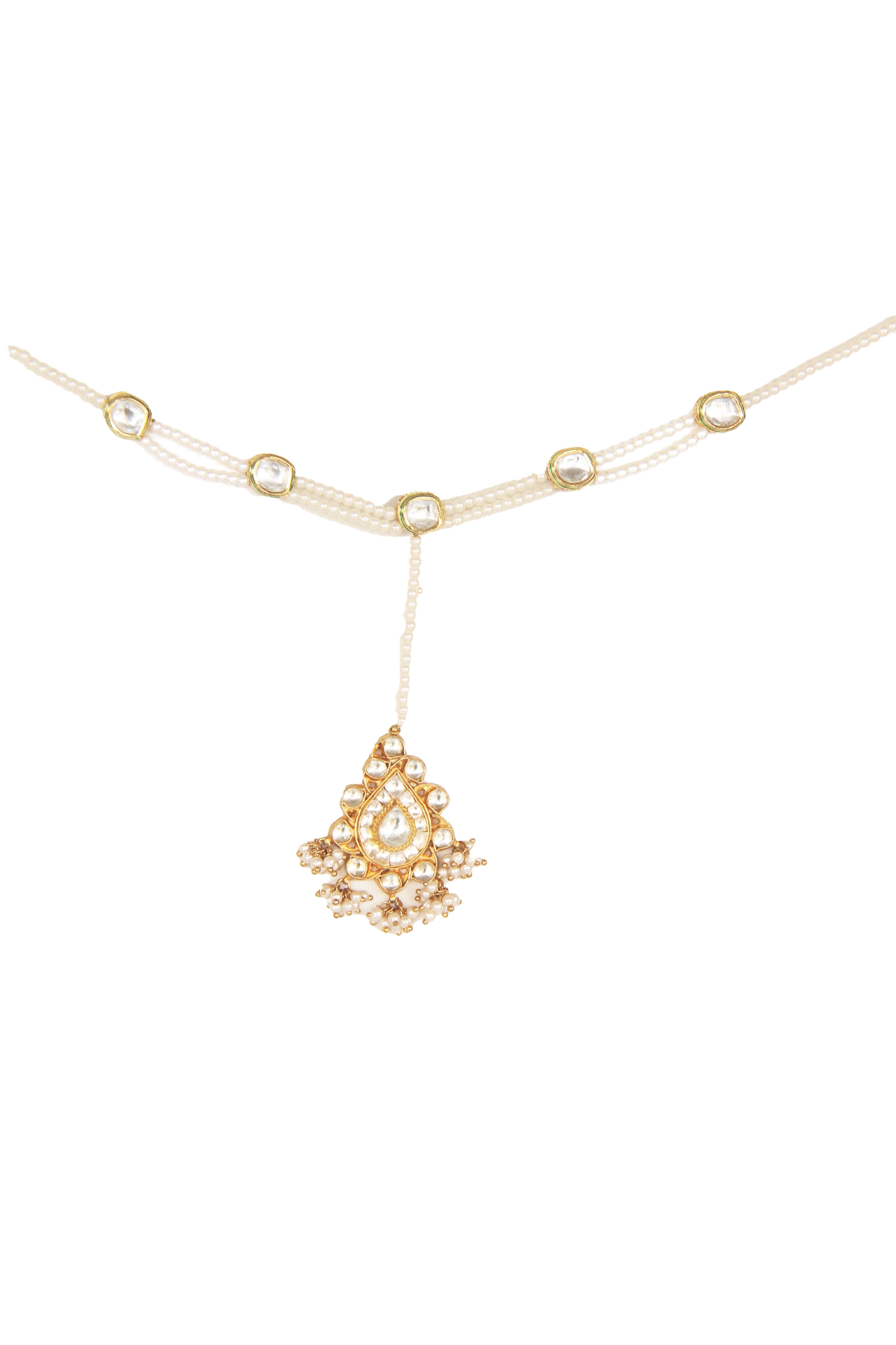 NOOR Matha Patti- Handmade 18 Carat Gold Plated- Limited Period Offer